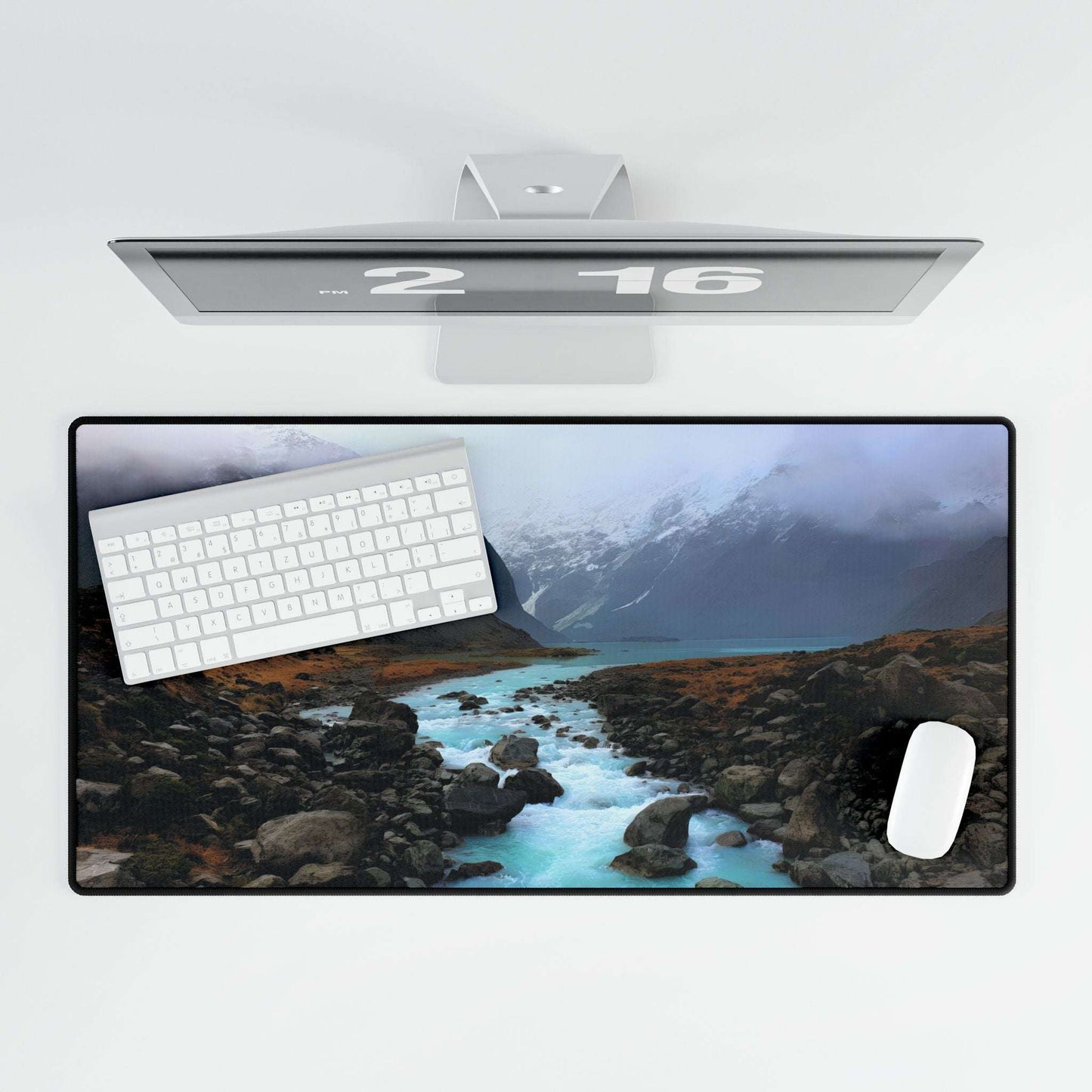 Turquoise River Desk River Desk Mat