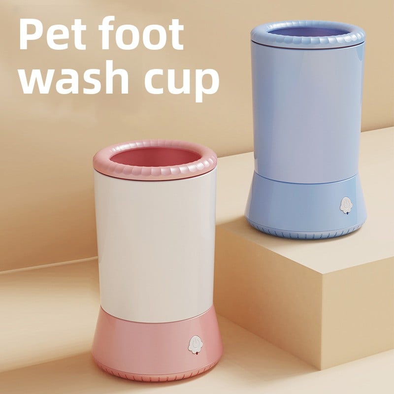 Pet Silicone Foot Washing Cup with Massage for Dogs