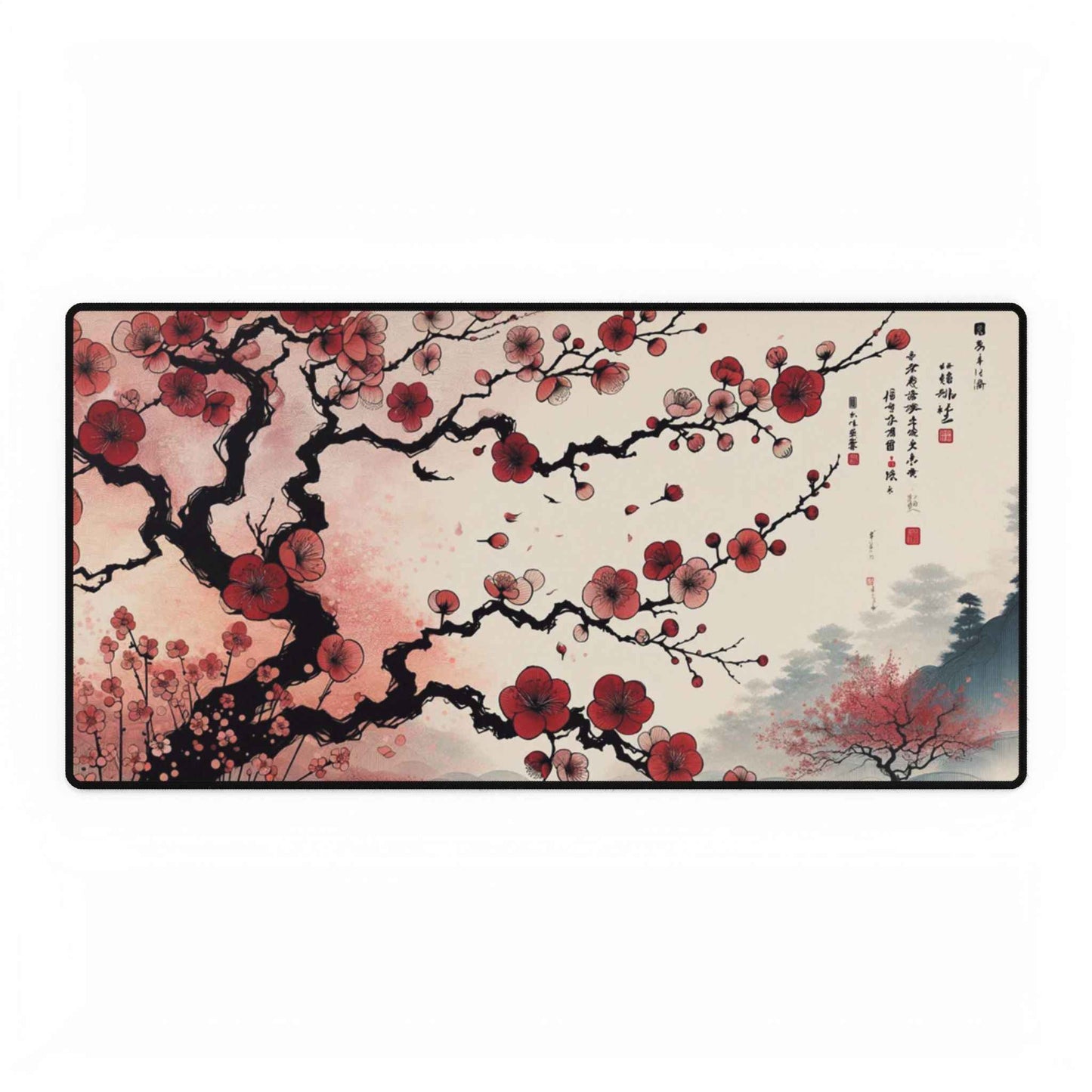 Desk Mats Cherry Blossom Gaming Mouse Mat 31.5" × 15.5"