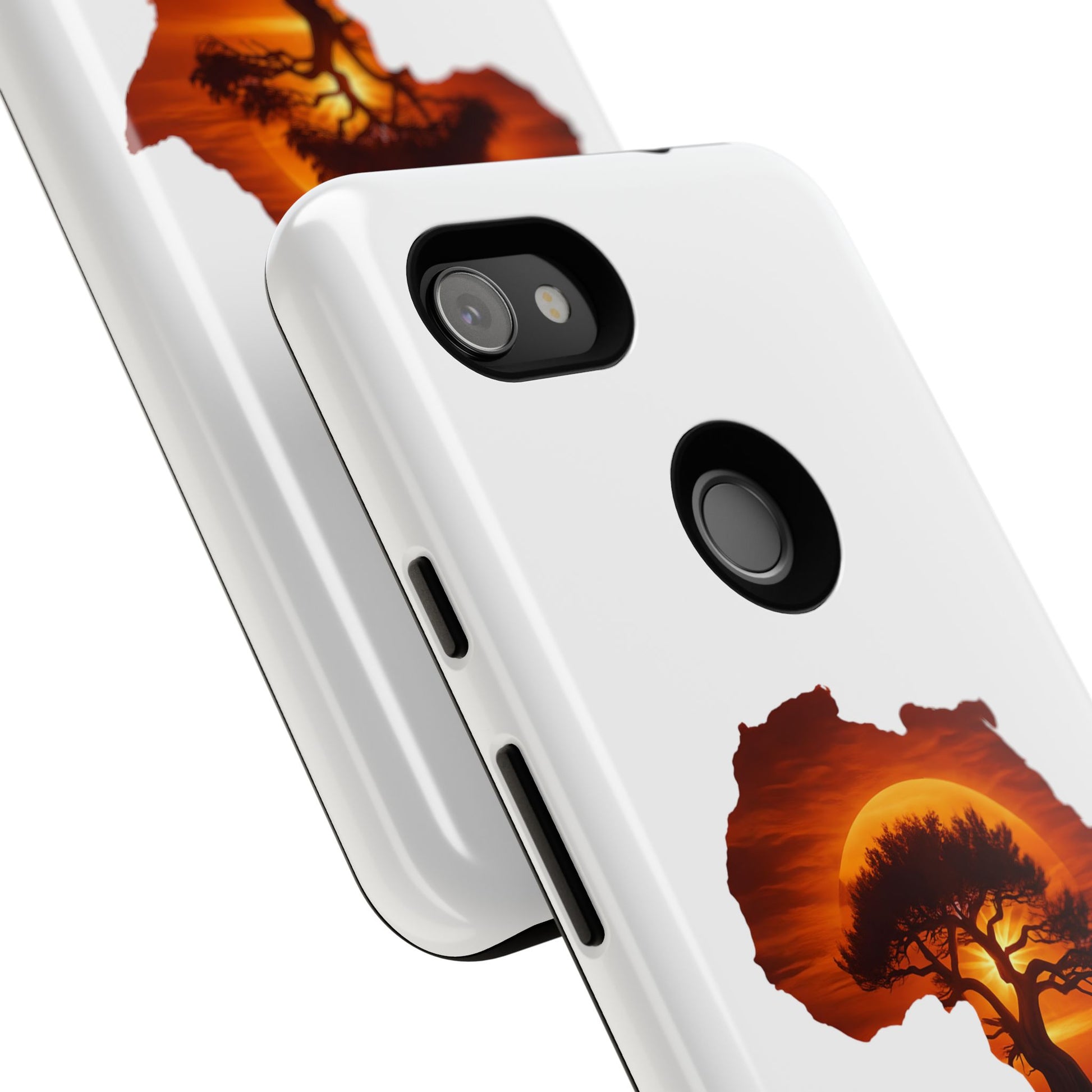 Unique Africa Map Sunset Phone Case