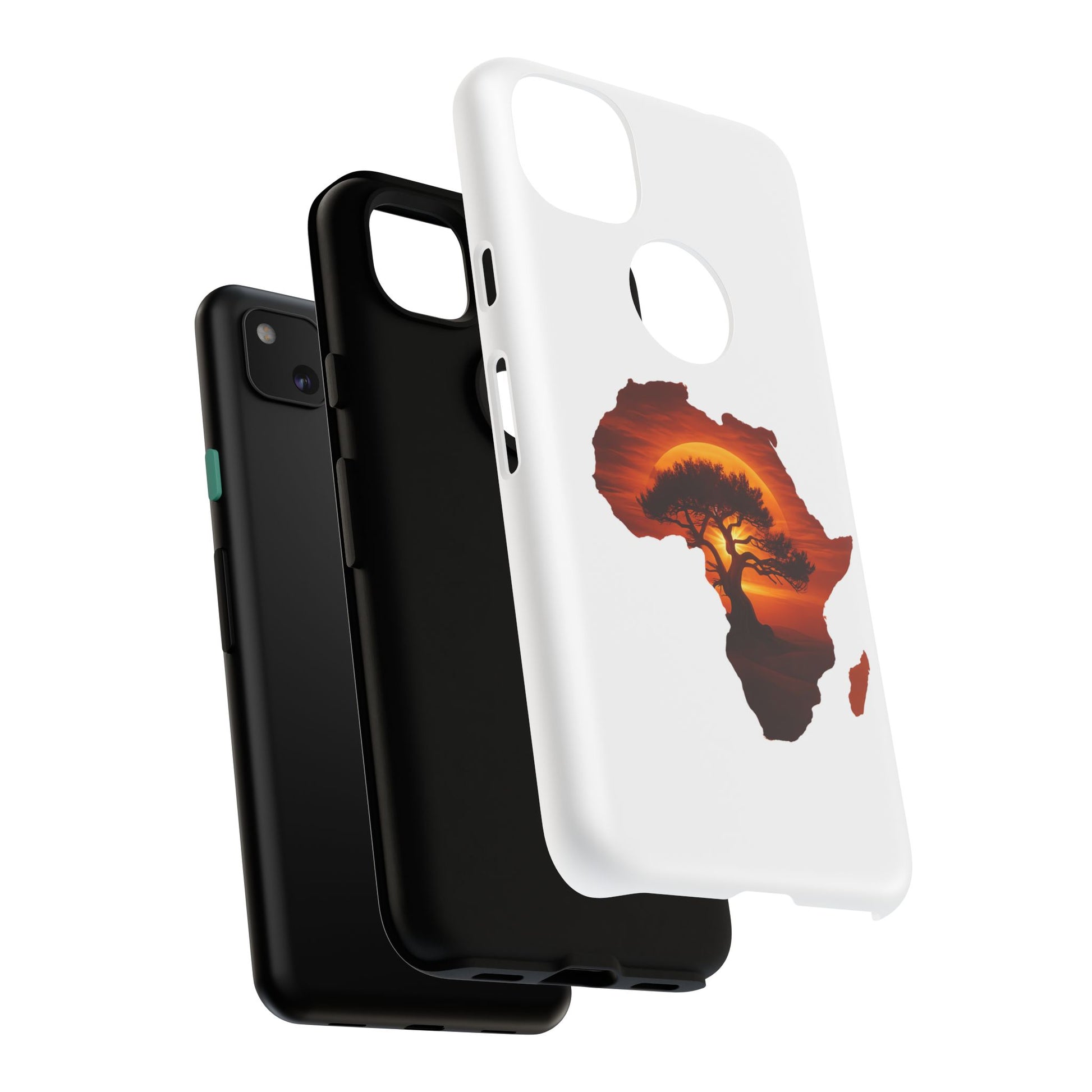 Unique Africa Map Sunset Phone Case