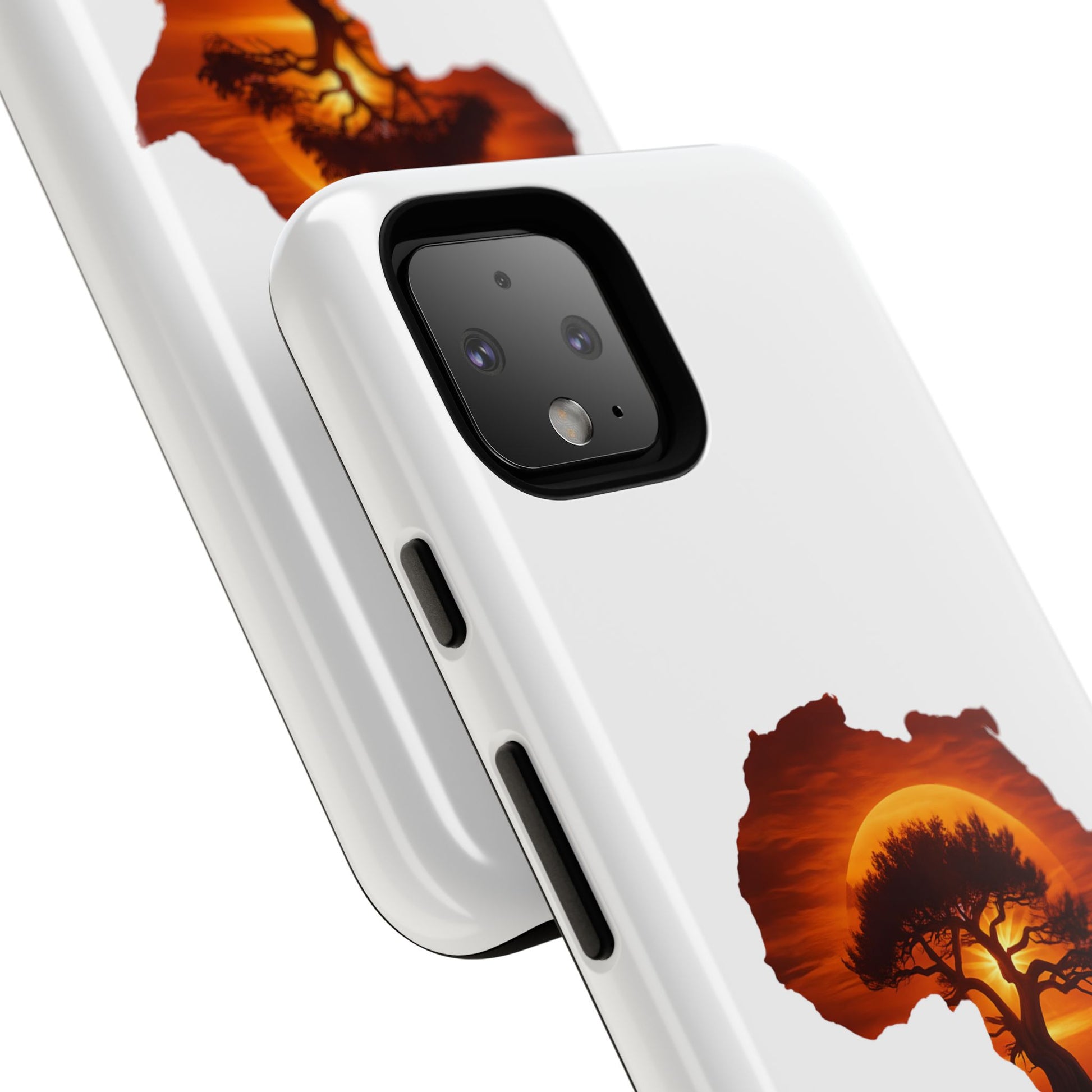 Unique Africa Map Sunset Phone Case