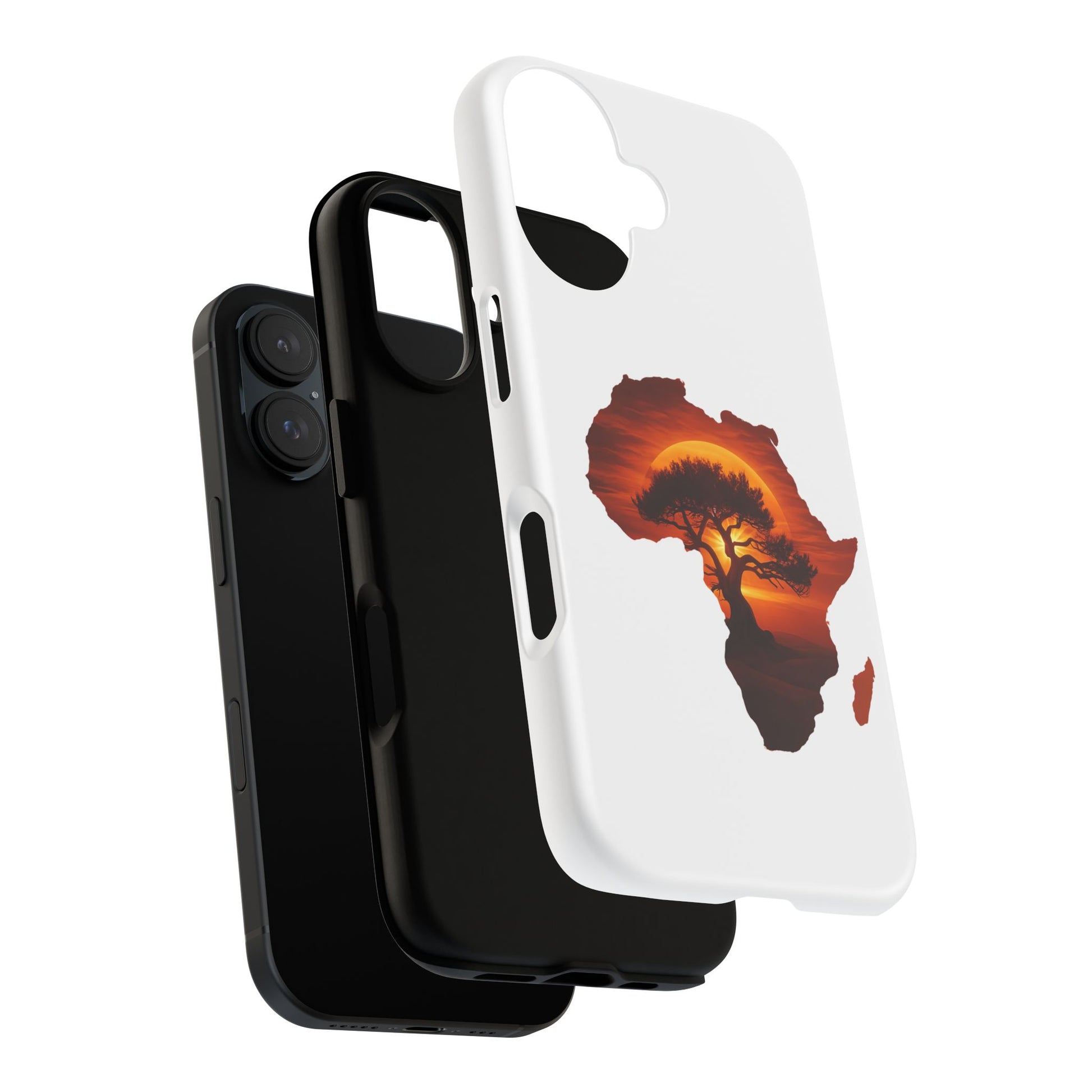 Unique Africa Map Sunset Phone Case