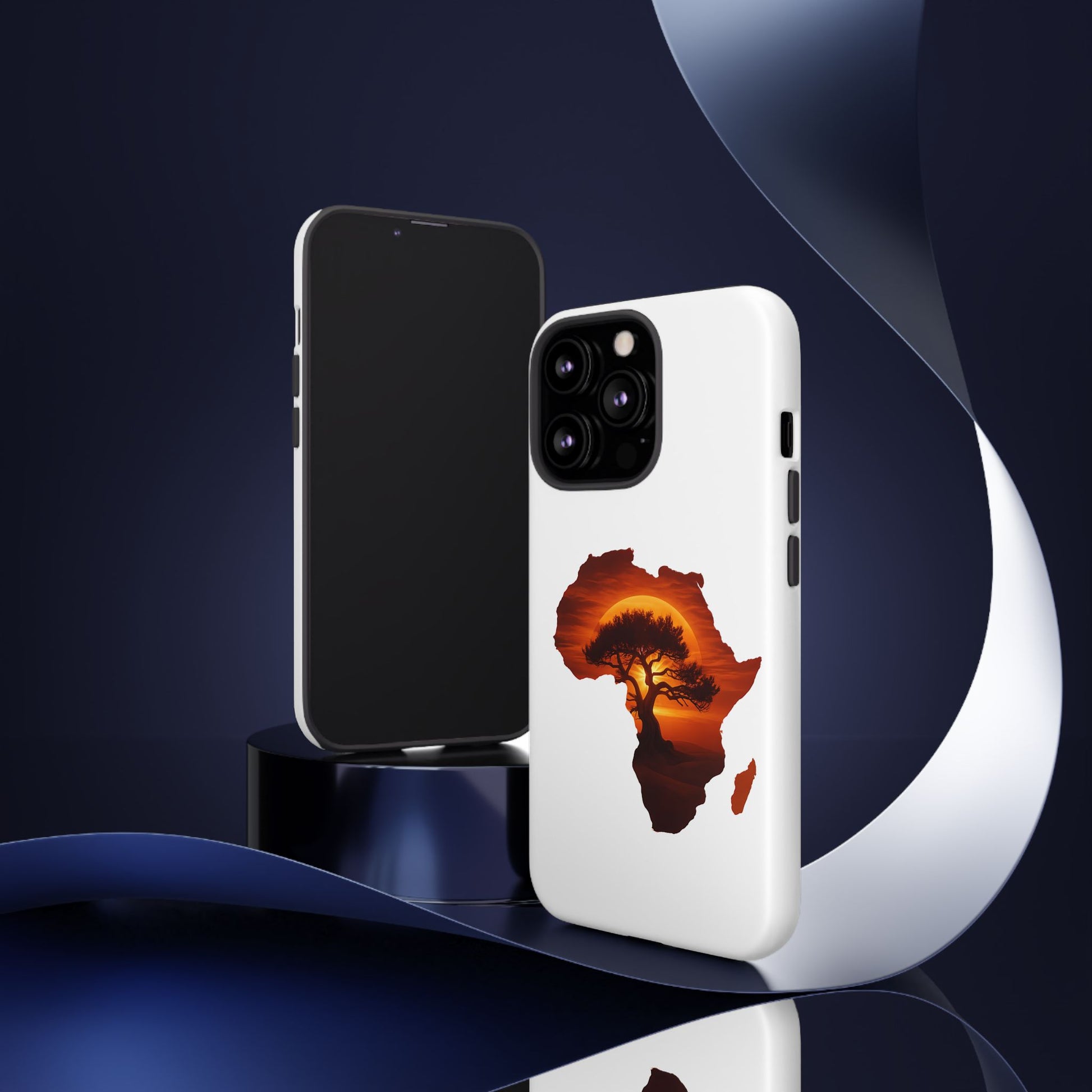 Unique Africa Map Sunset Phone Case