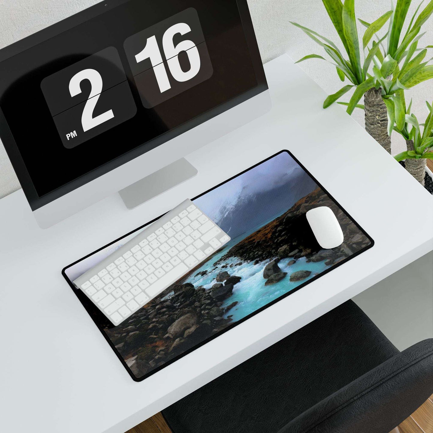 Turquoise River Desk River Desk Mat