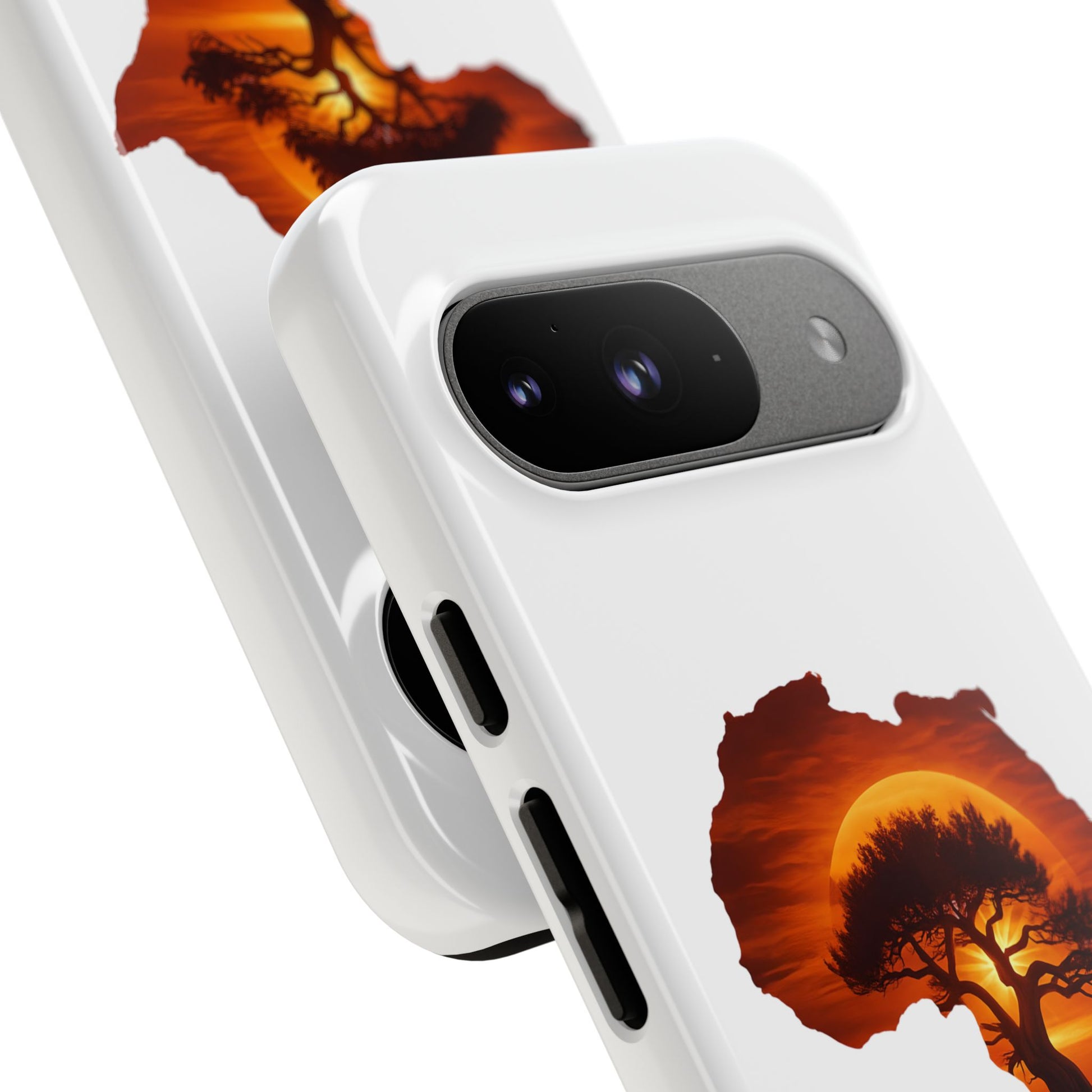 Unique Africa Map Sunset Phone Case