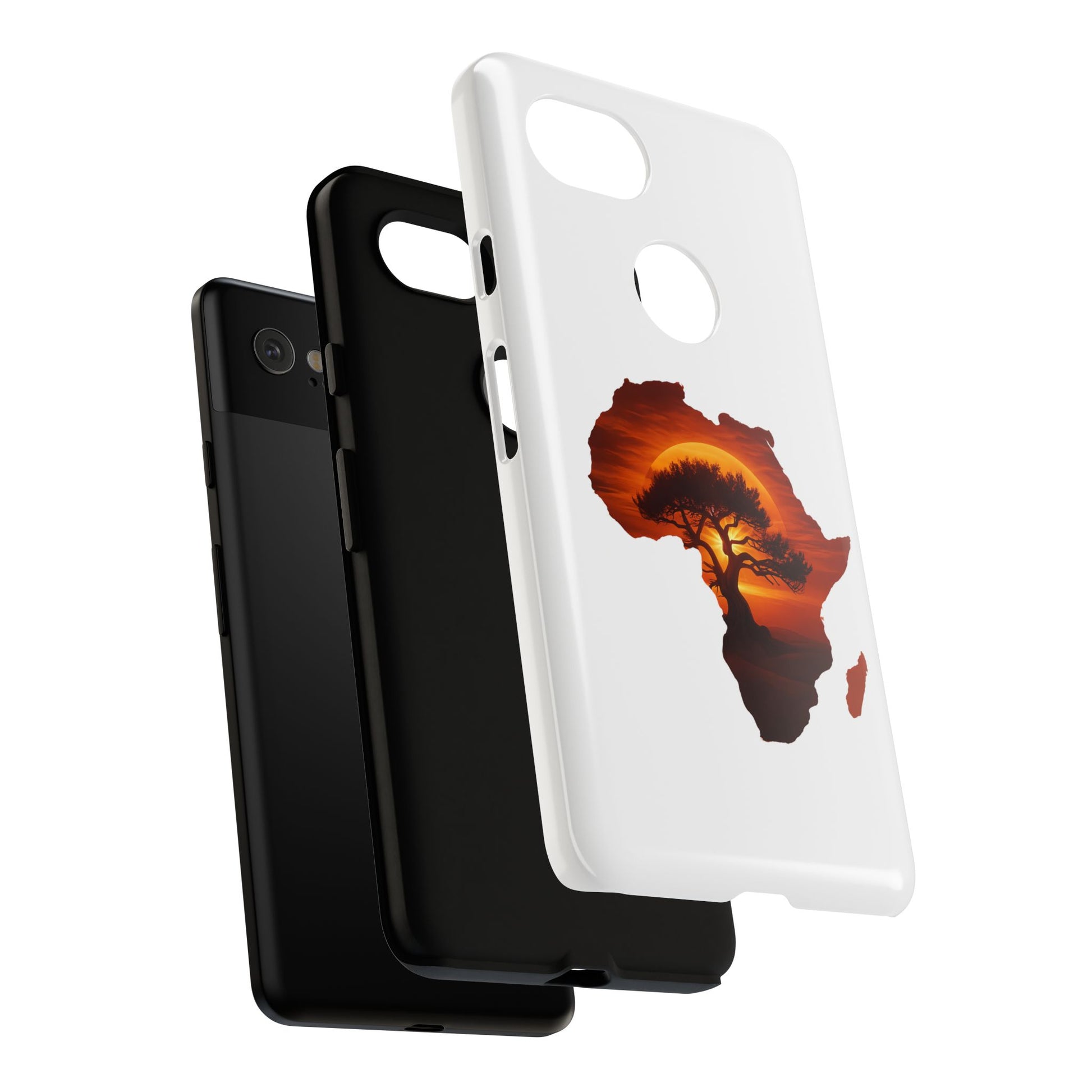 Unique Africa Map Sunset Phone Case