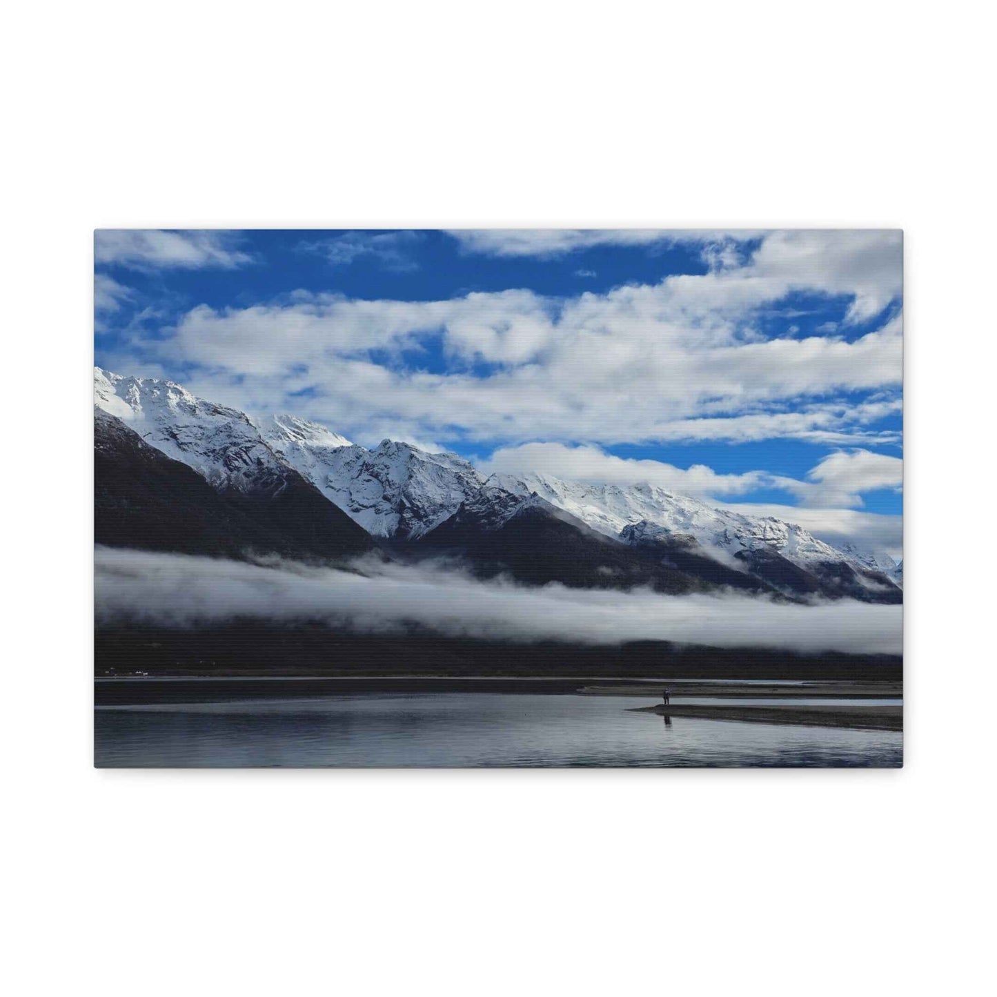 Canvas Print Glenorchy New Zealand Wall Art Matte 18″ x 12″ (Horizontal) 1.25"