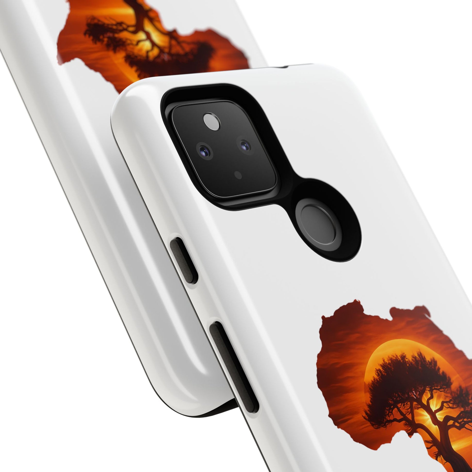 Unique Africa Map Sunset Phone Case