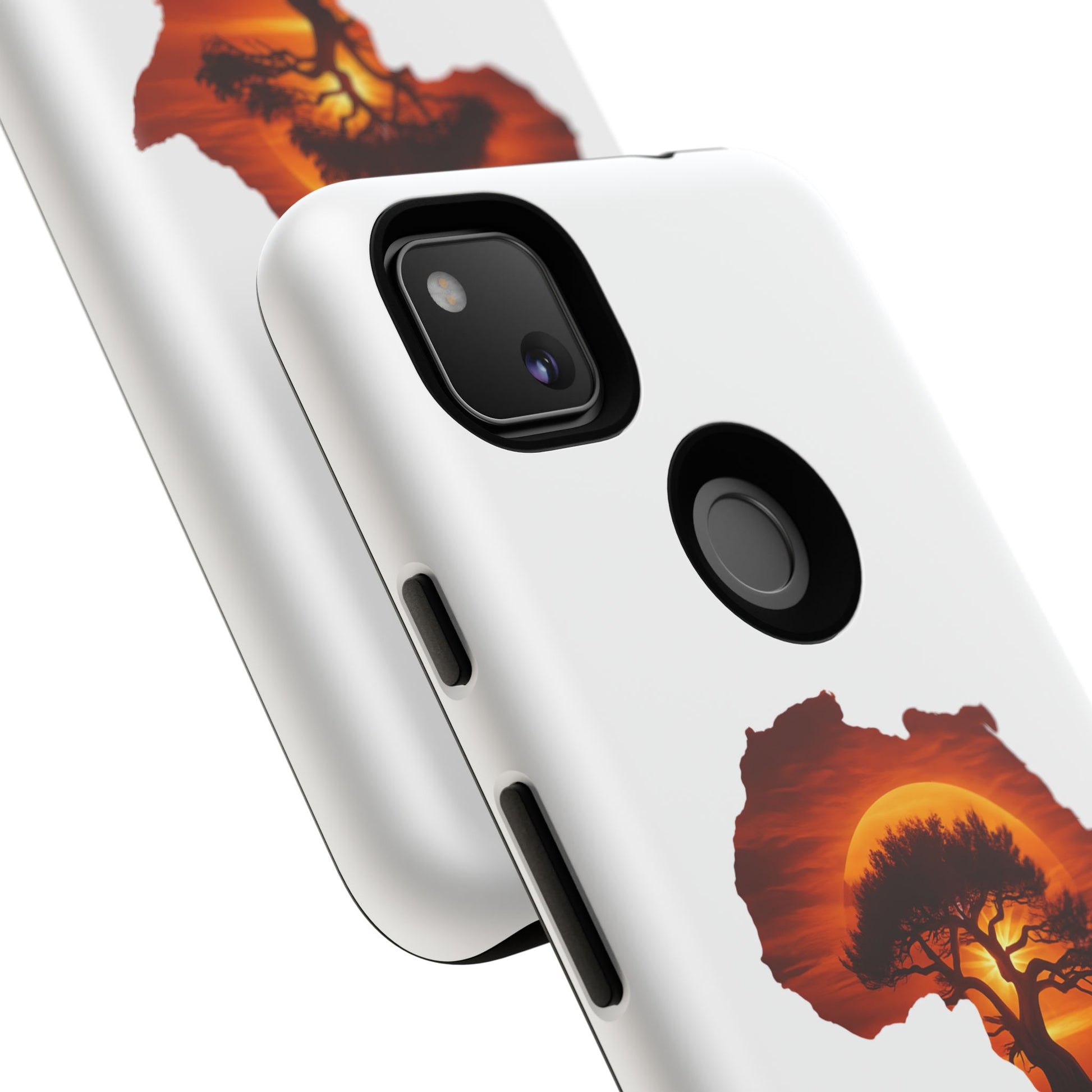 Unique Africa Map Sunset Phone Case