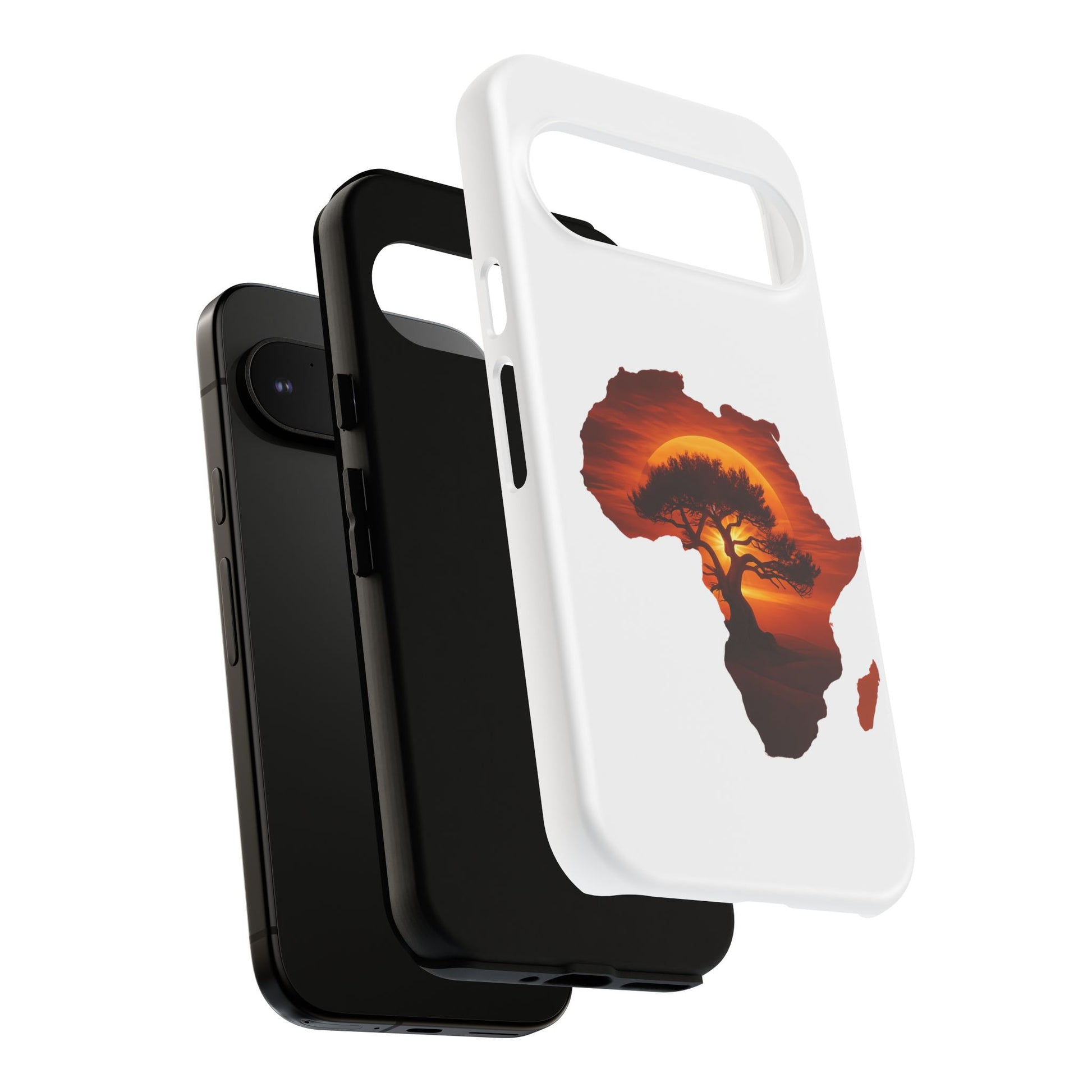 Unique Africa Map Sunset Phone Case
