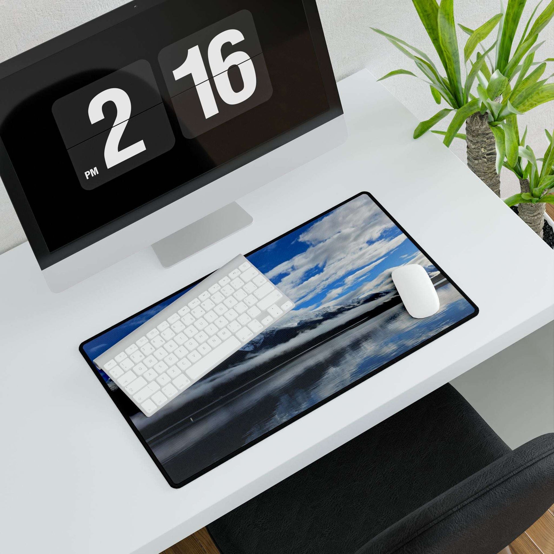 Snowy Mountain Desk Mat