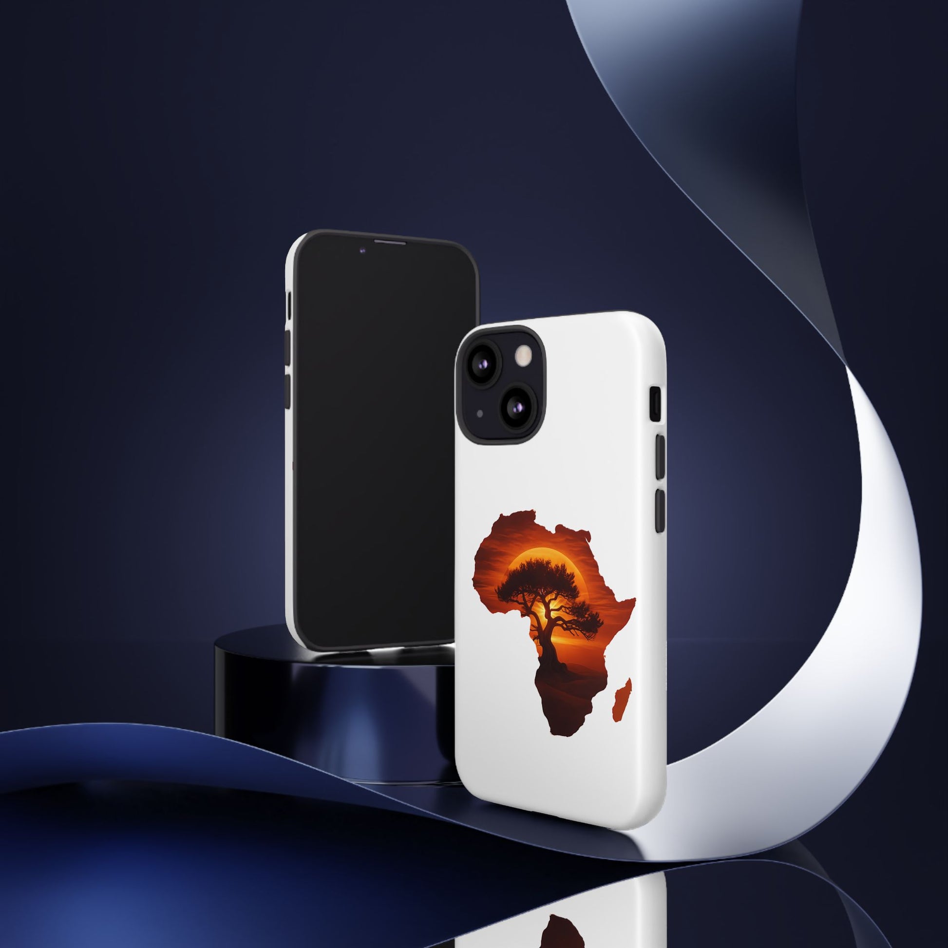 Unique Africa Map Sunset Phone Case