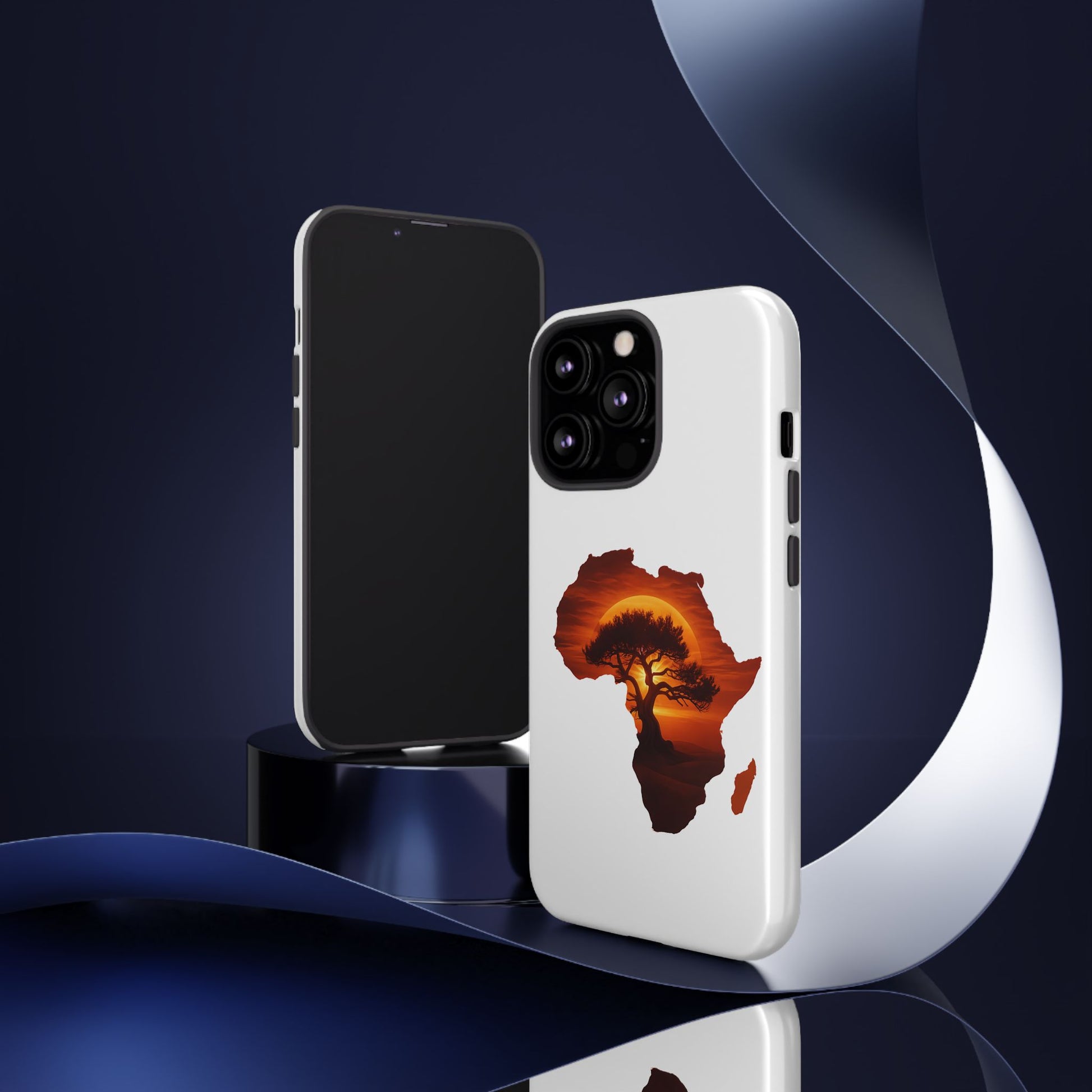 Unique Africa Map Sunset Phone Case