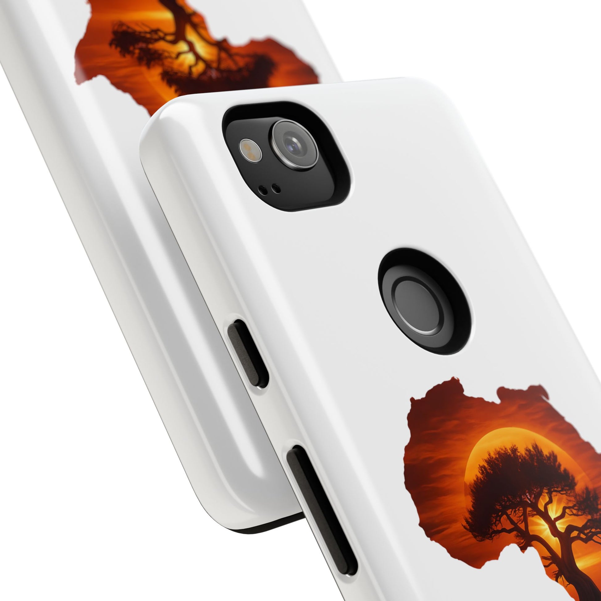 Unique Africa Map Sunset Phone Case