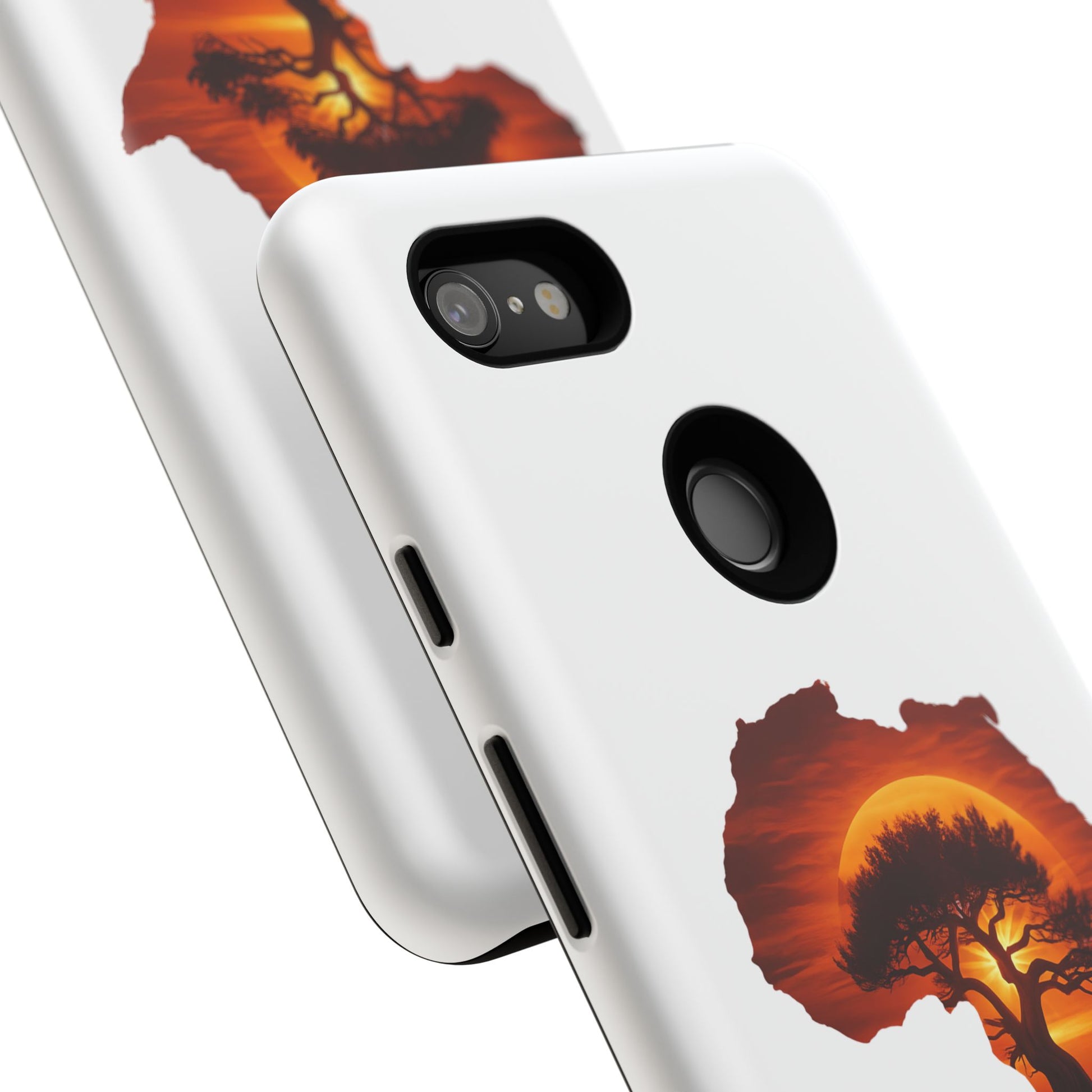 Unique Africa Map Sunset Phone Case