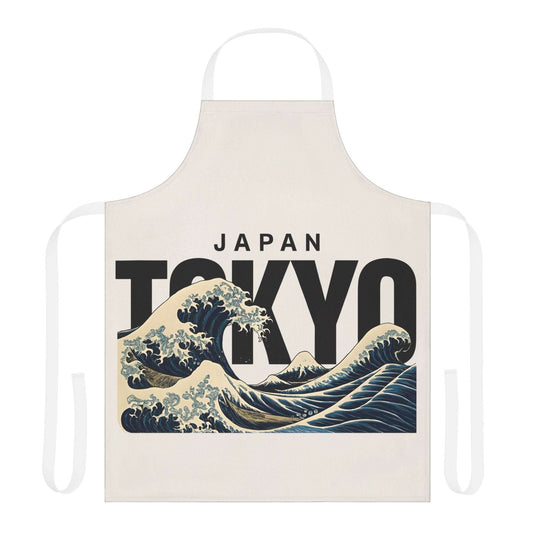 Tokyo Wave Apron One size White