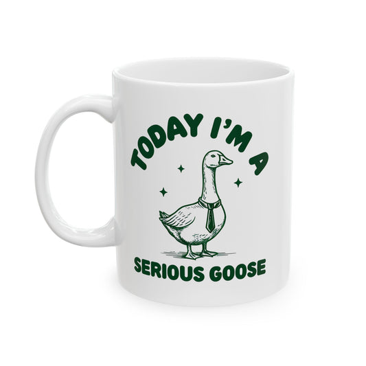 Whimsical Goose Ceramic Mug 11oz