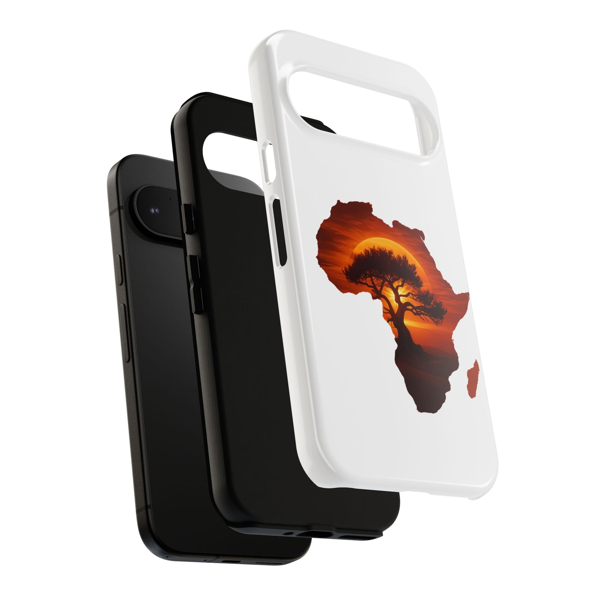 Unique Africa Map Sunset Phone Case