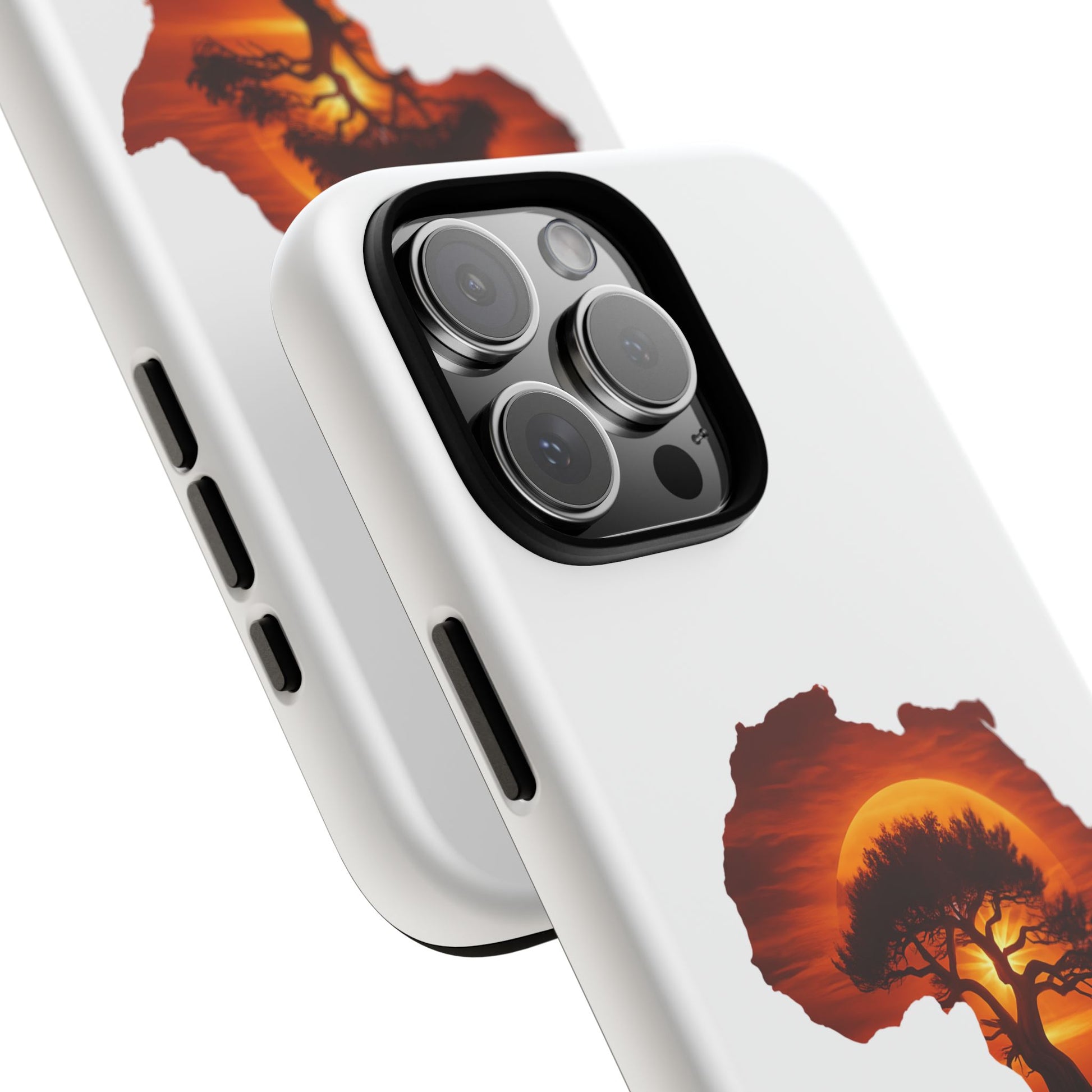 Unique Africa Map Sunset Phone Case