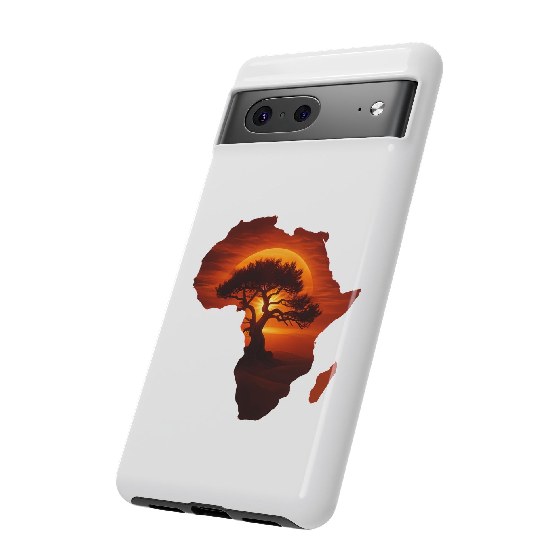 Unique Africa Map Sunset Phone Case