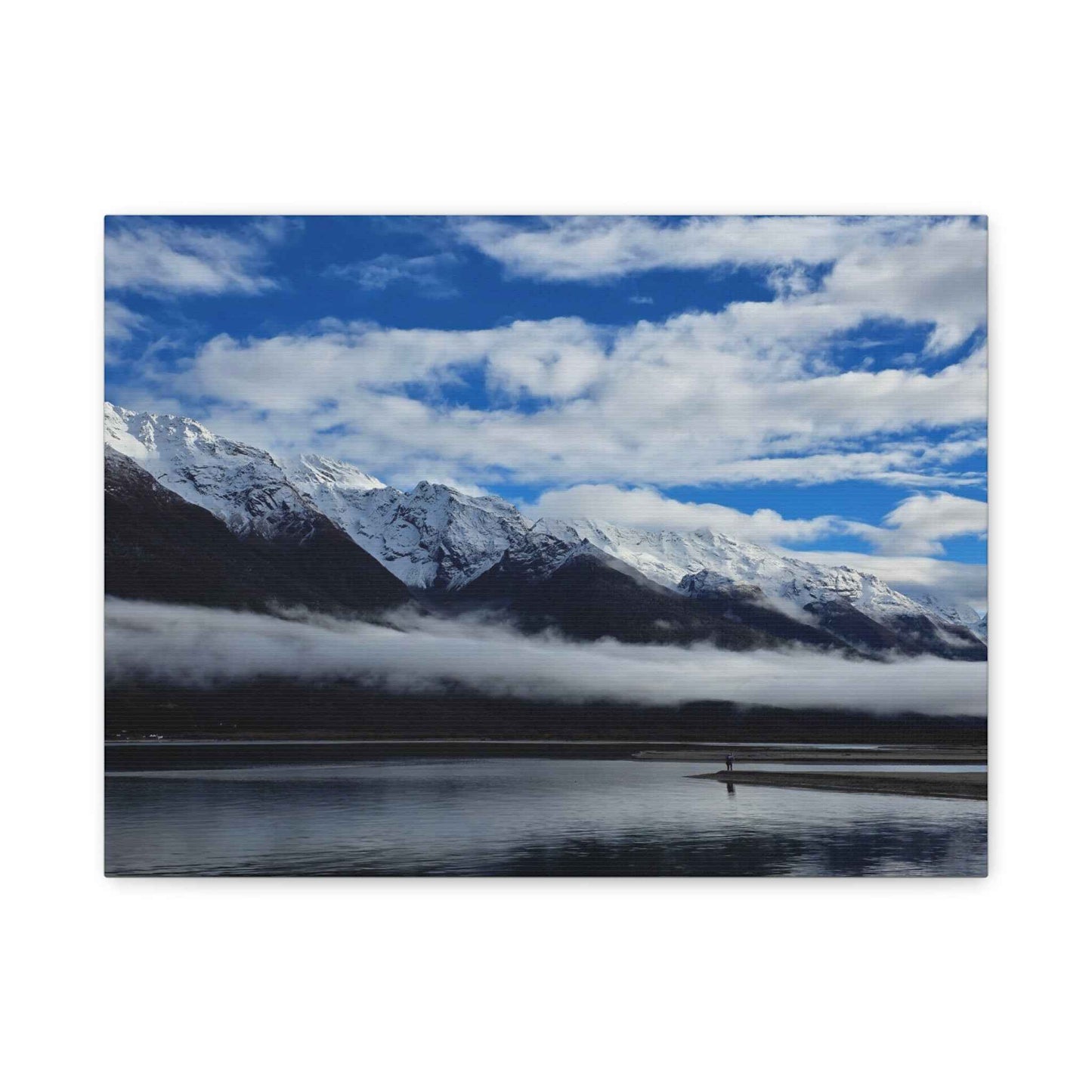 Canvas Print Glenorchy New Zealand Wall Art Matte 16″ x 12″ (Horizontal) 1.25"