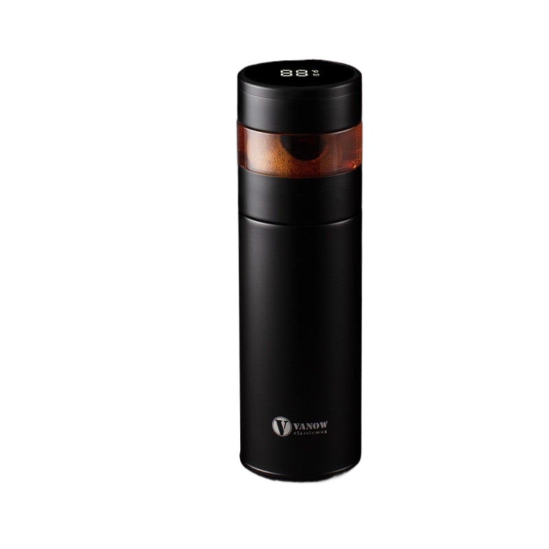 Smart Temperature Display Vacuum Insulated Cup with Tea Strainer