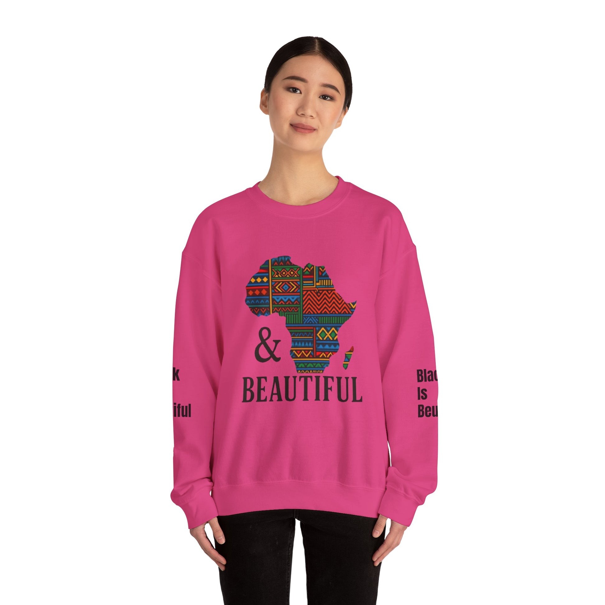 Black and Beautiful Crewneck Sweatshirt