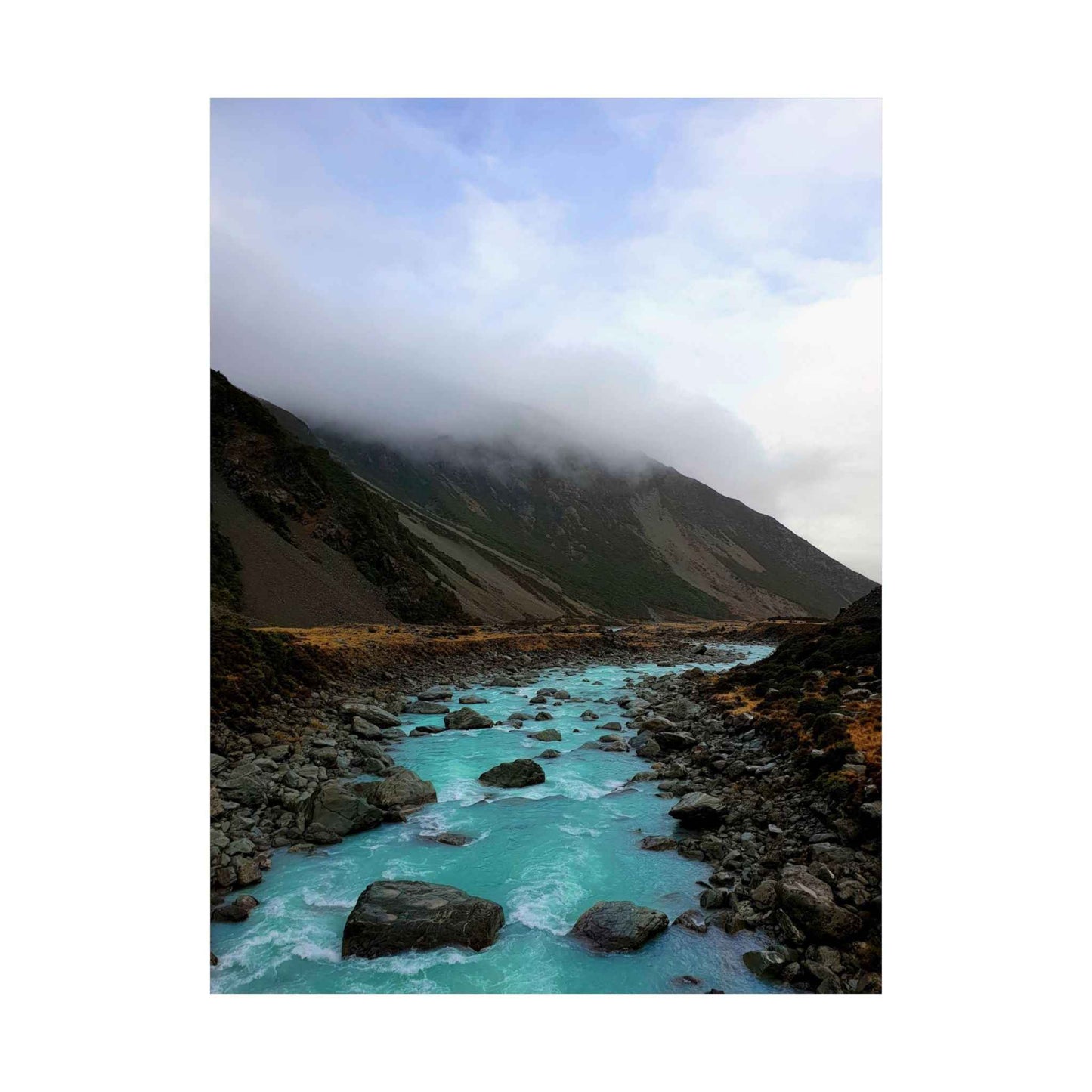 Vibrant Flow of the Hooker River