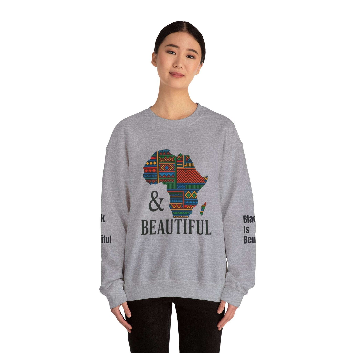 Black and Beautiful Crewneck Sweatshirt