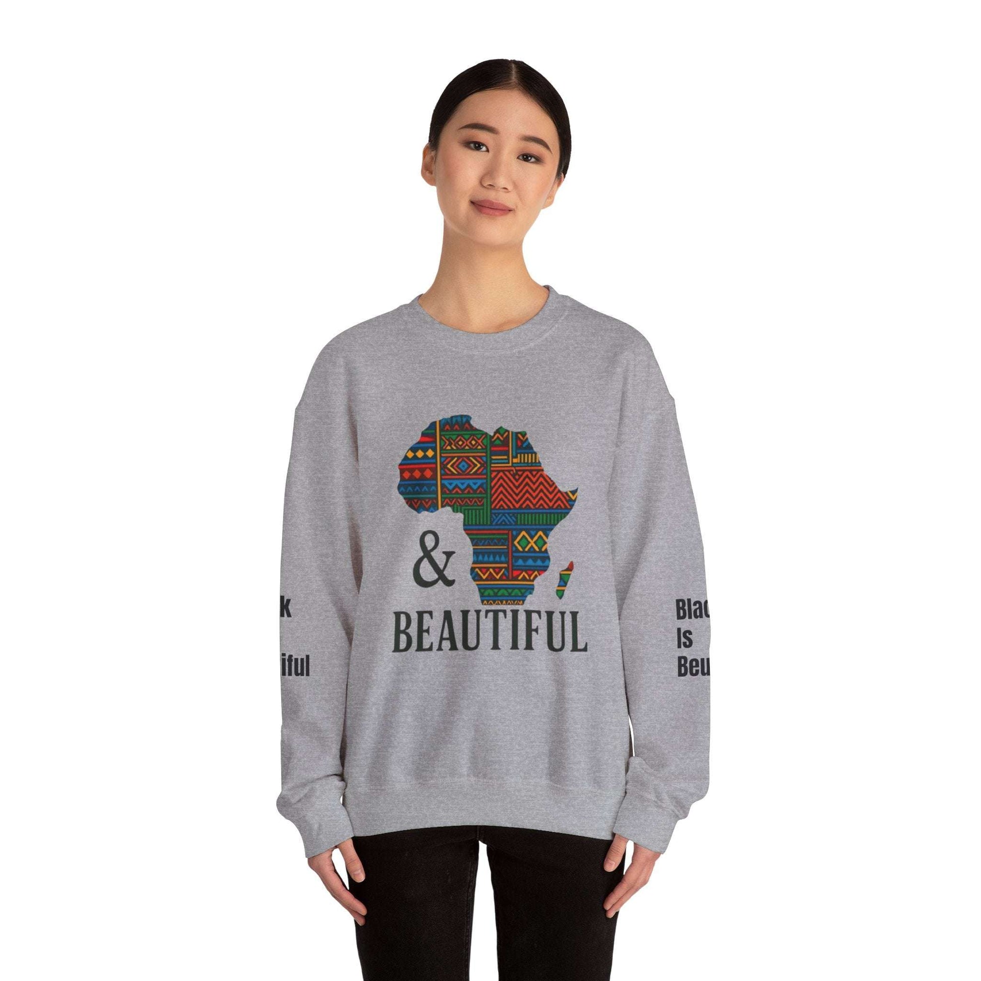 Black and Beautiful Crewneck Sweatshirt