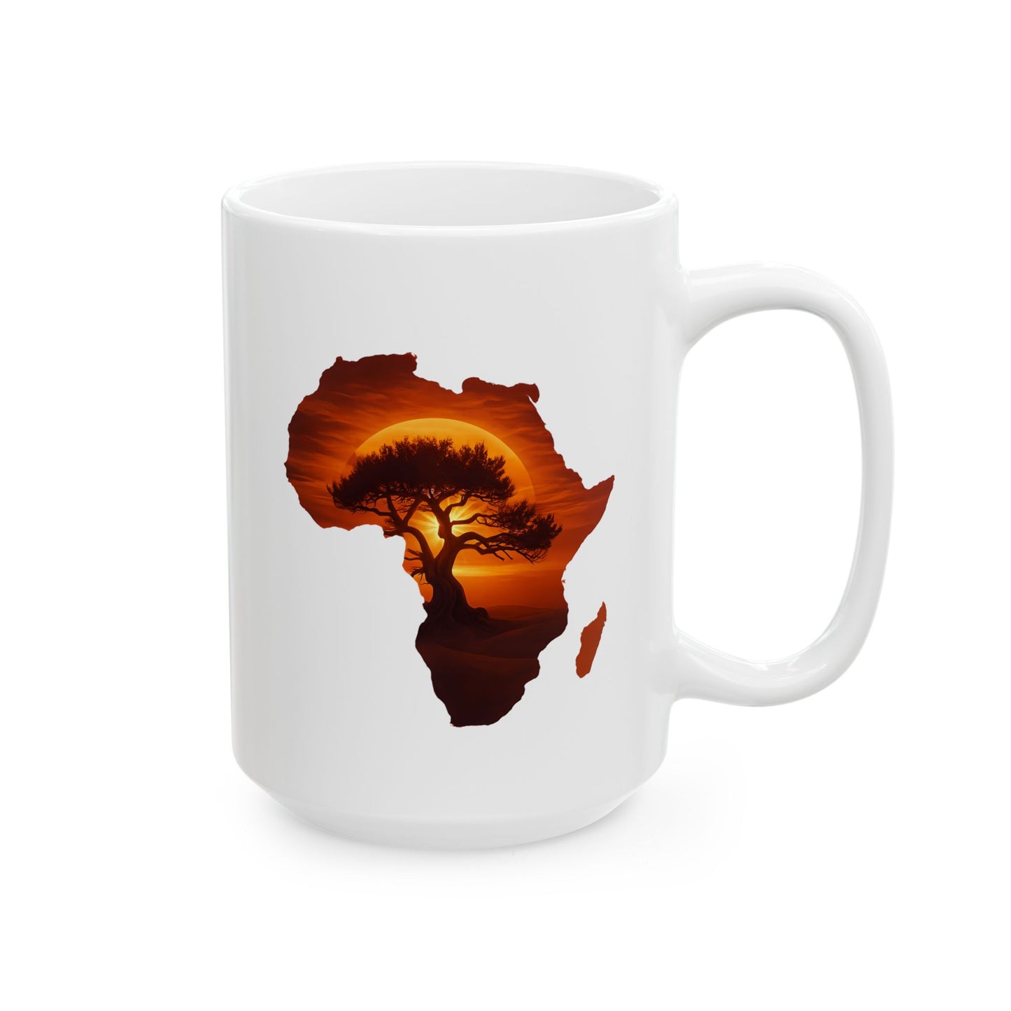 Unique Africa Map Mug