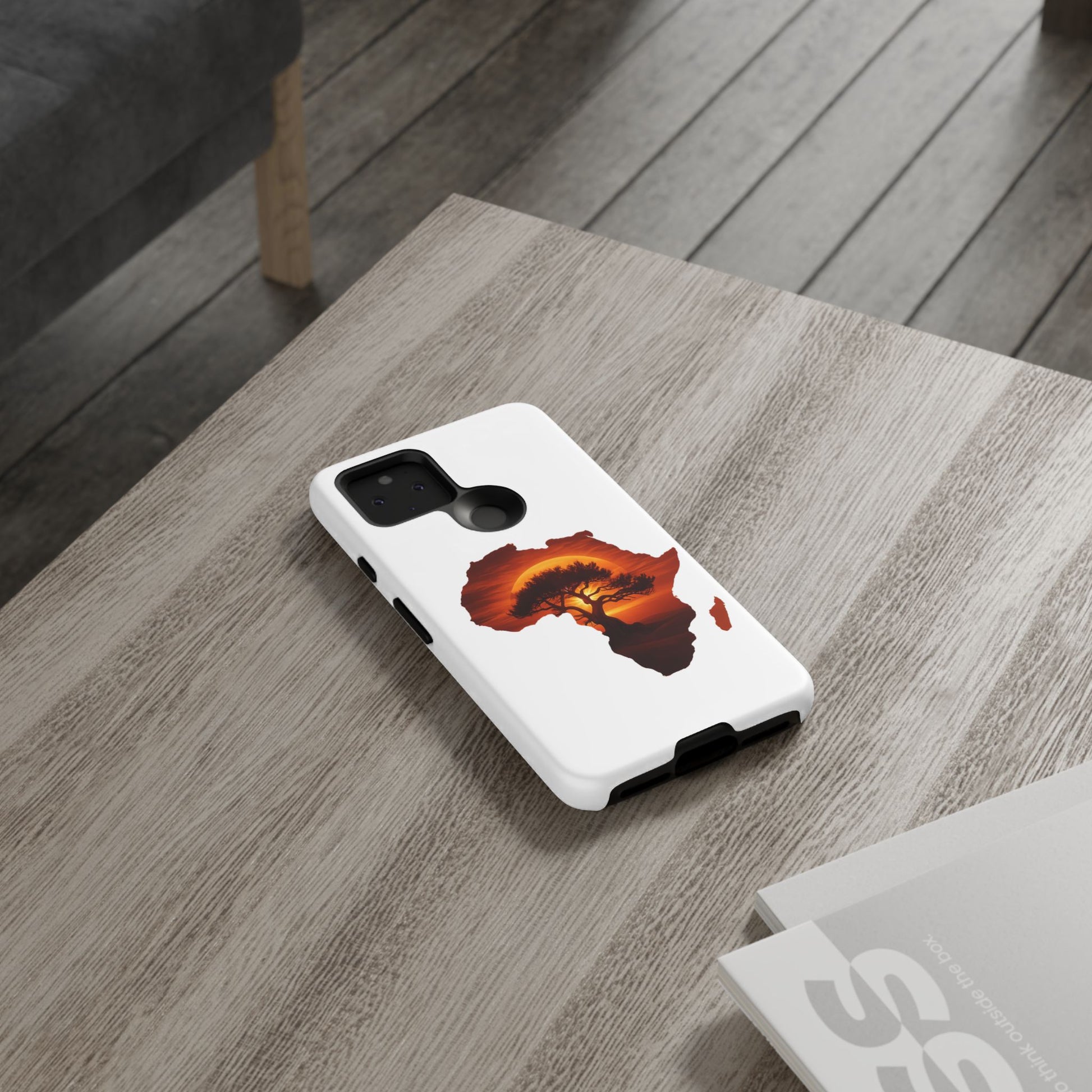 Unique Africa Map Sunset Phone Case