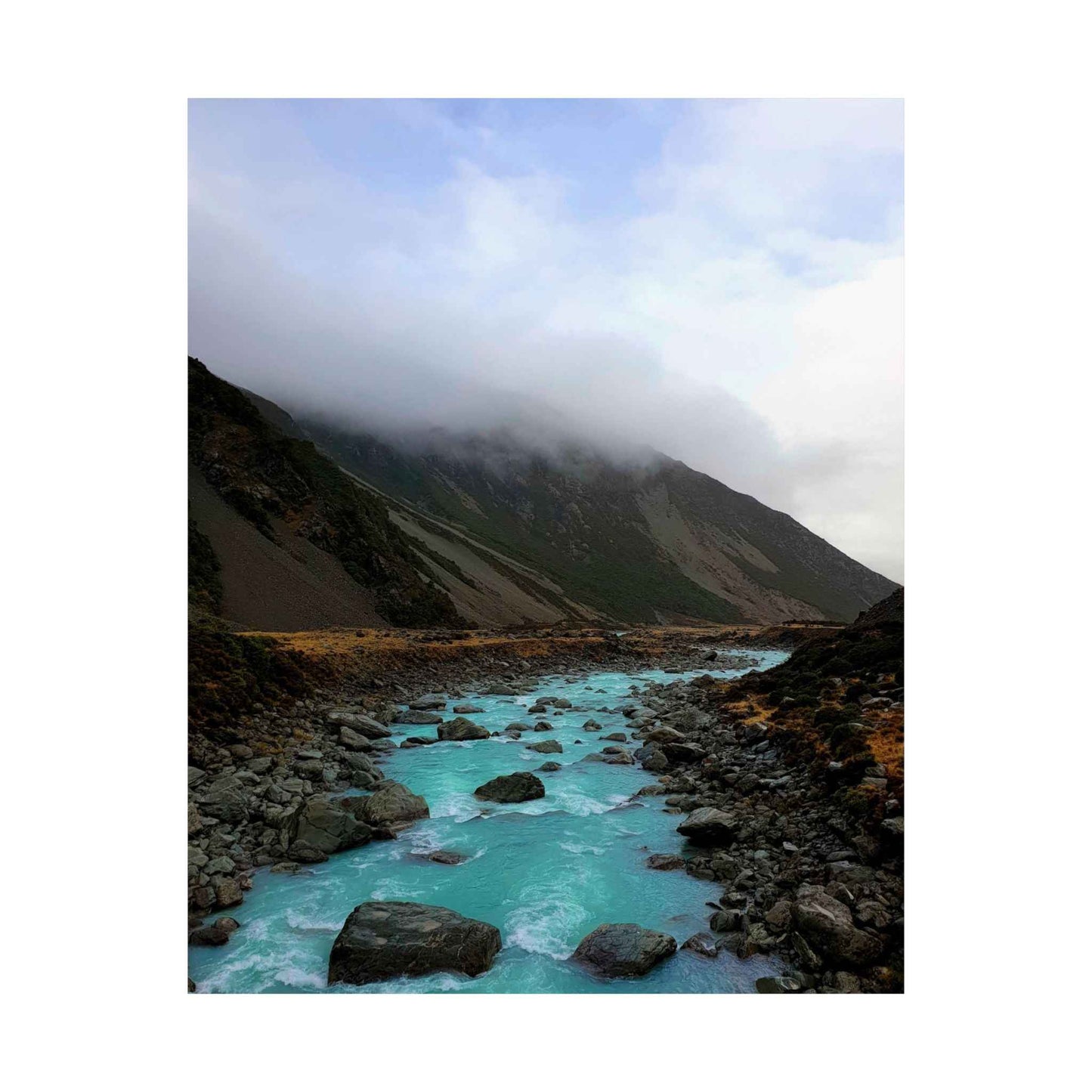 Vibrant Flow of the Hooker River