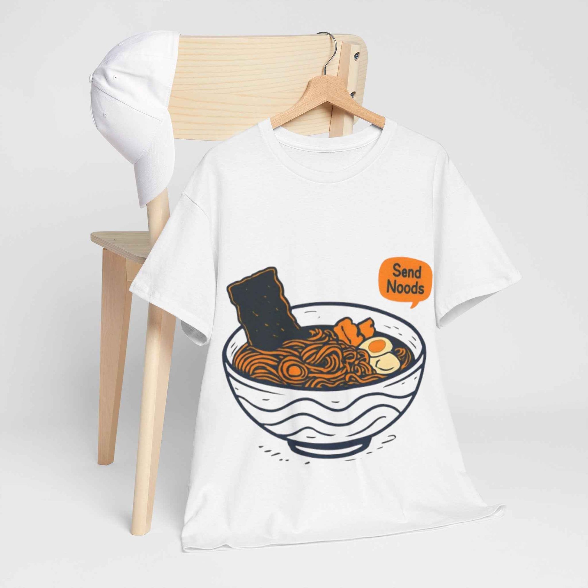 Funny Ramen Shirt Unisex Heavy Cotton Tee