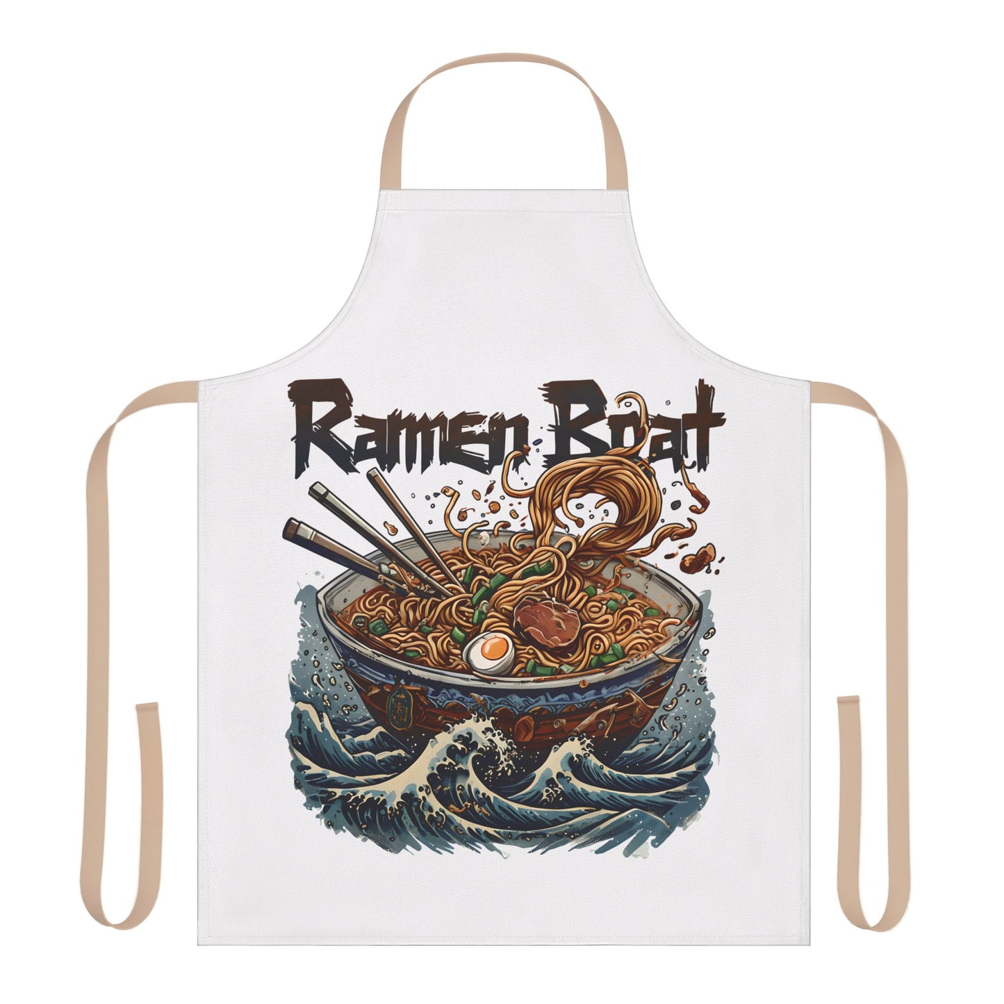 Ramen Lover's Ramen Boat Apron One size Beige