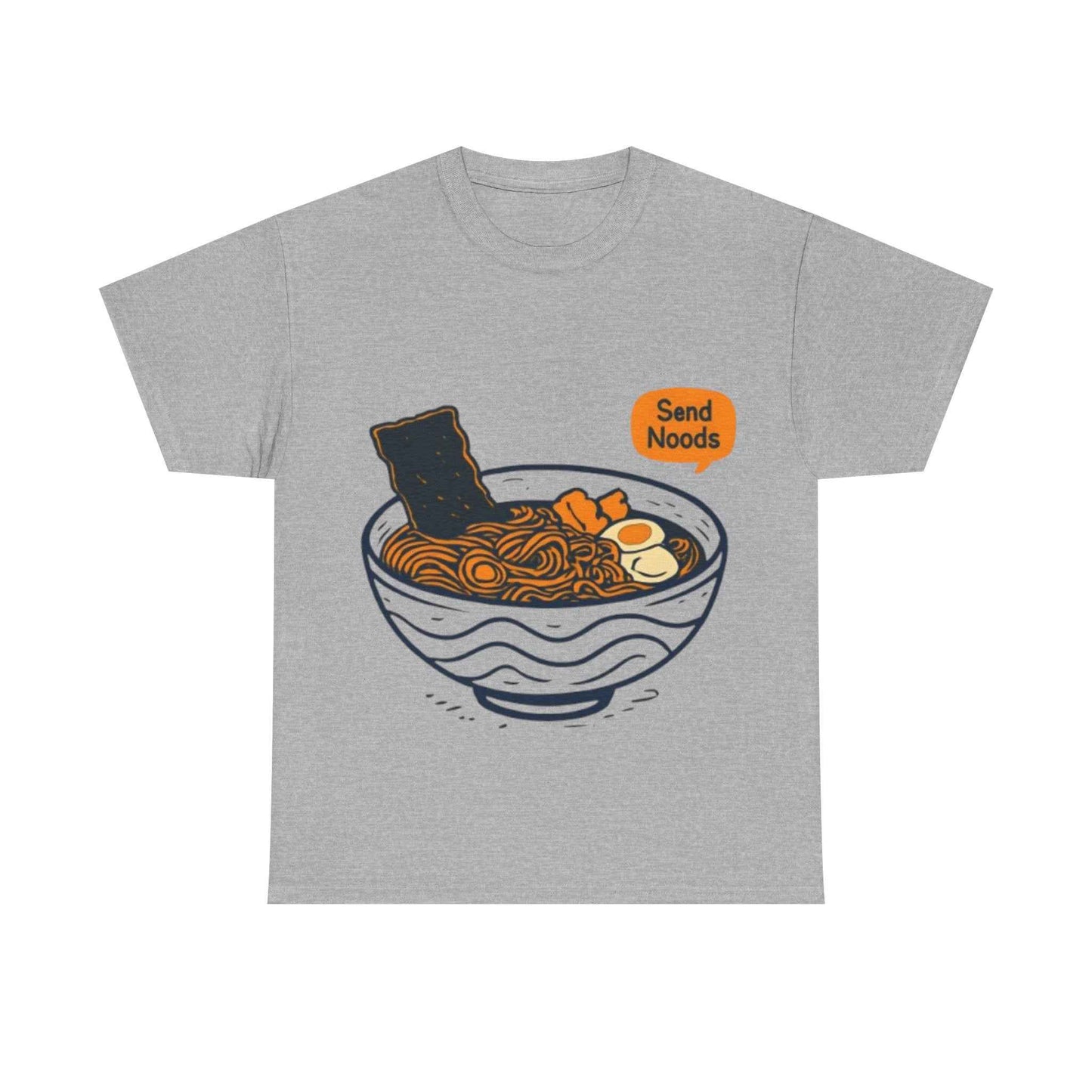 Funny Ramen Shirt Unisex Heavy Cotton Tee Sport Grey