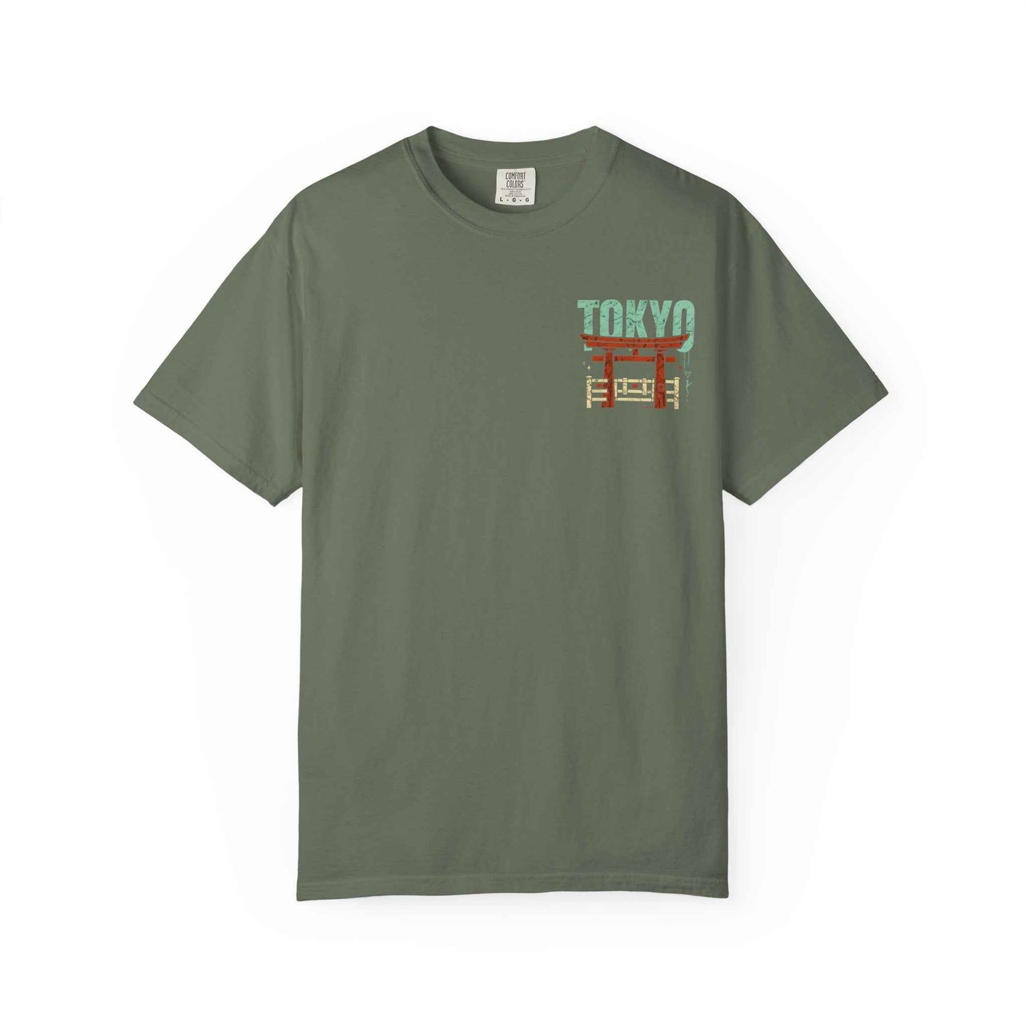 Tokyo Mt Fuji Vibes Unisex T-Shirt Moss