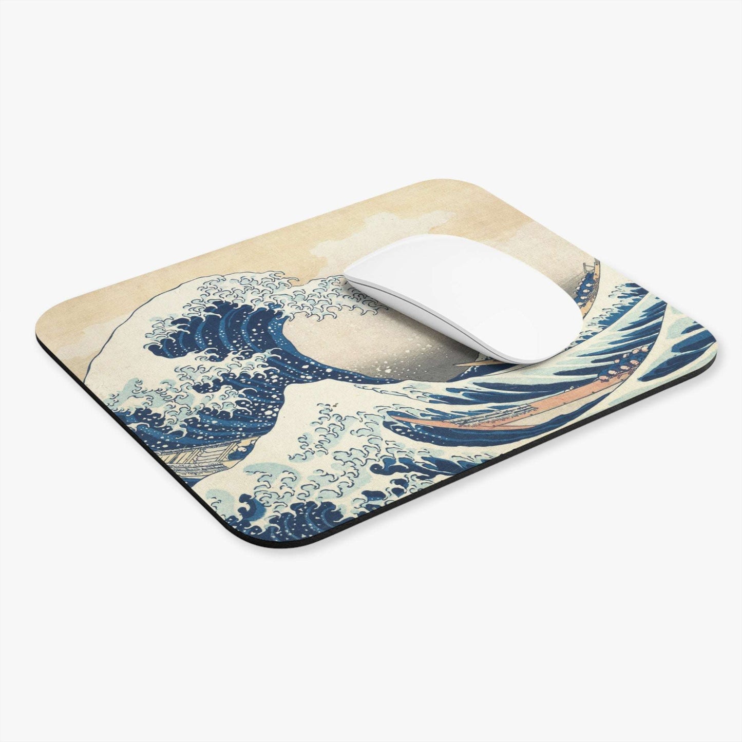 Japanese Wave Art Mouse Pad