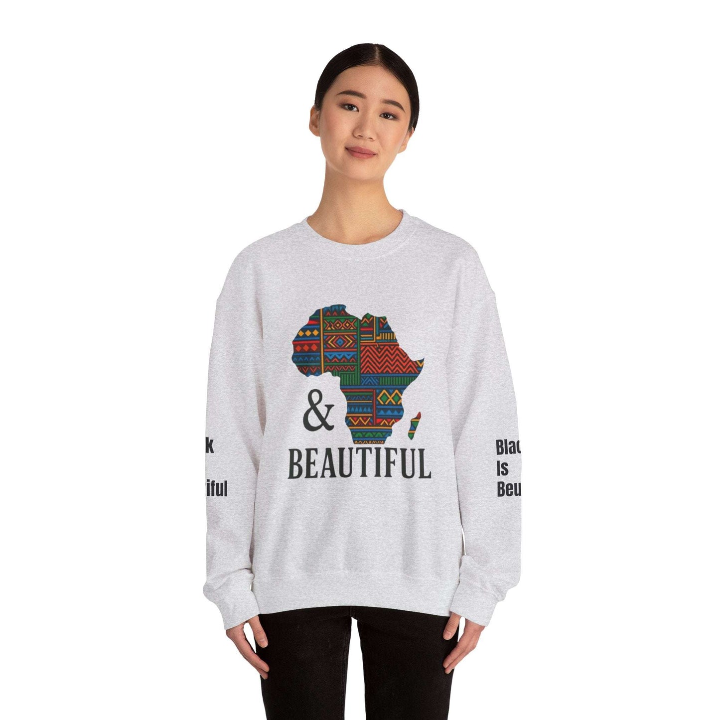 Black and Beautiful Crewneck Sweatshirt