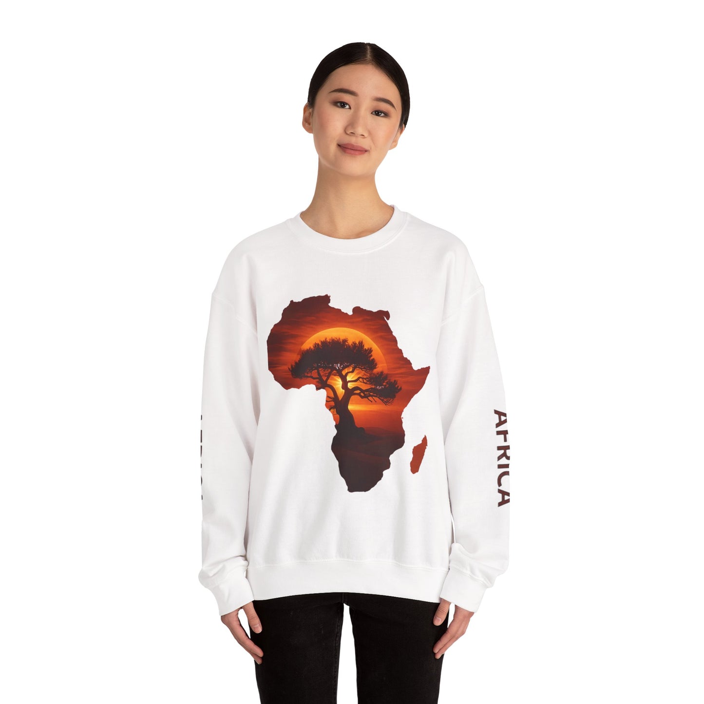 Unique Africa Map Sunset Sweatshirt