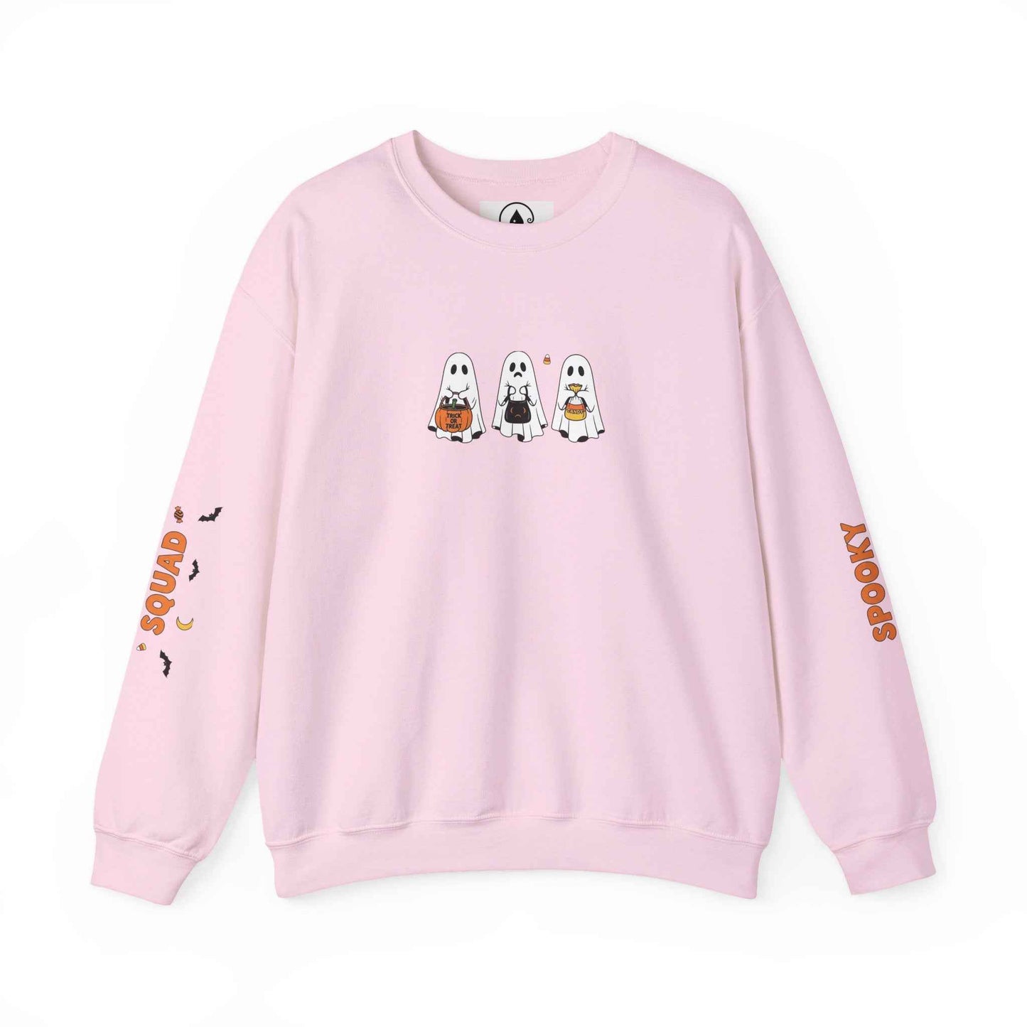Spooky Squad Sweatshirt Light Pink