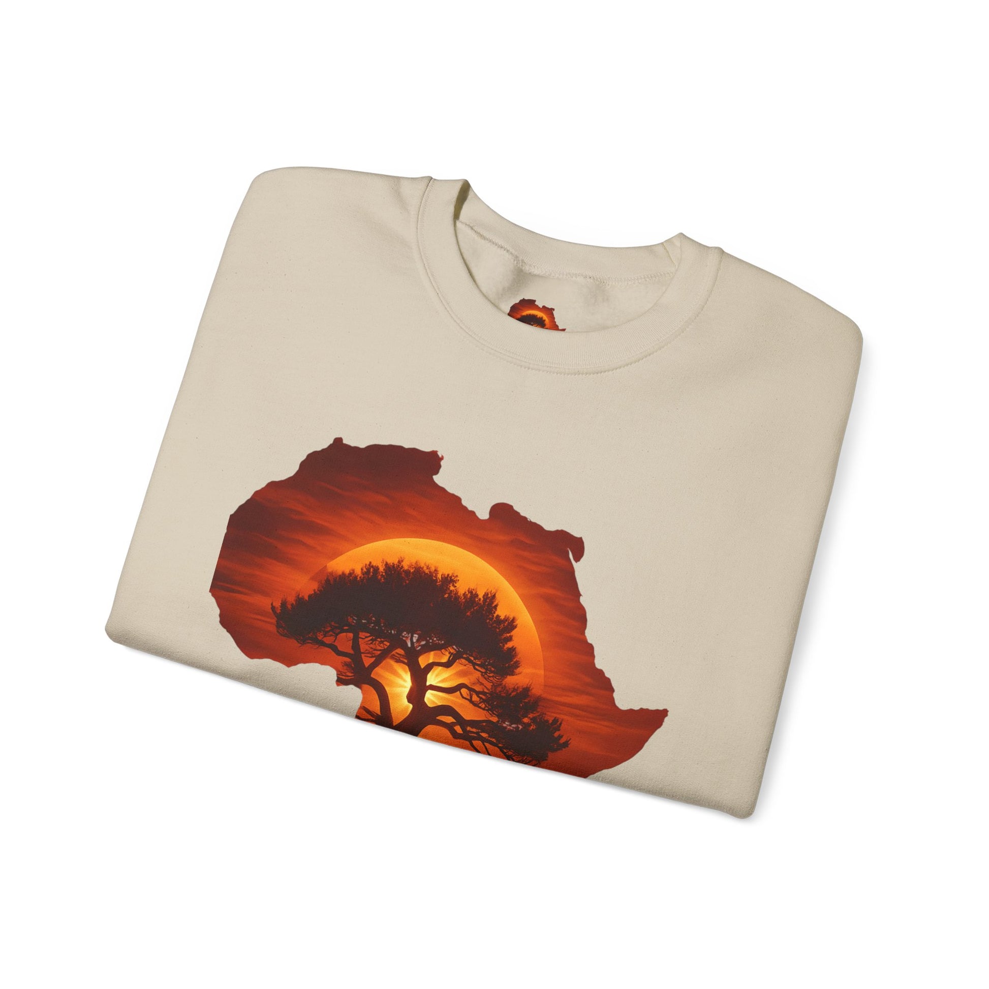 Unique Africa Map Sunset Sweatshirt