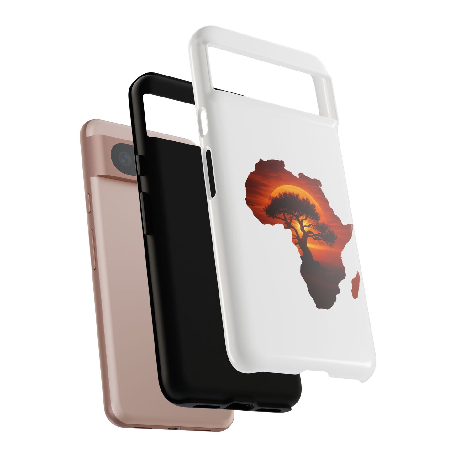Unique Africa Map Sunset Phone Case