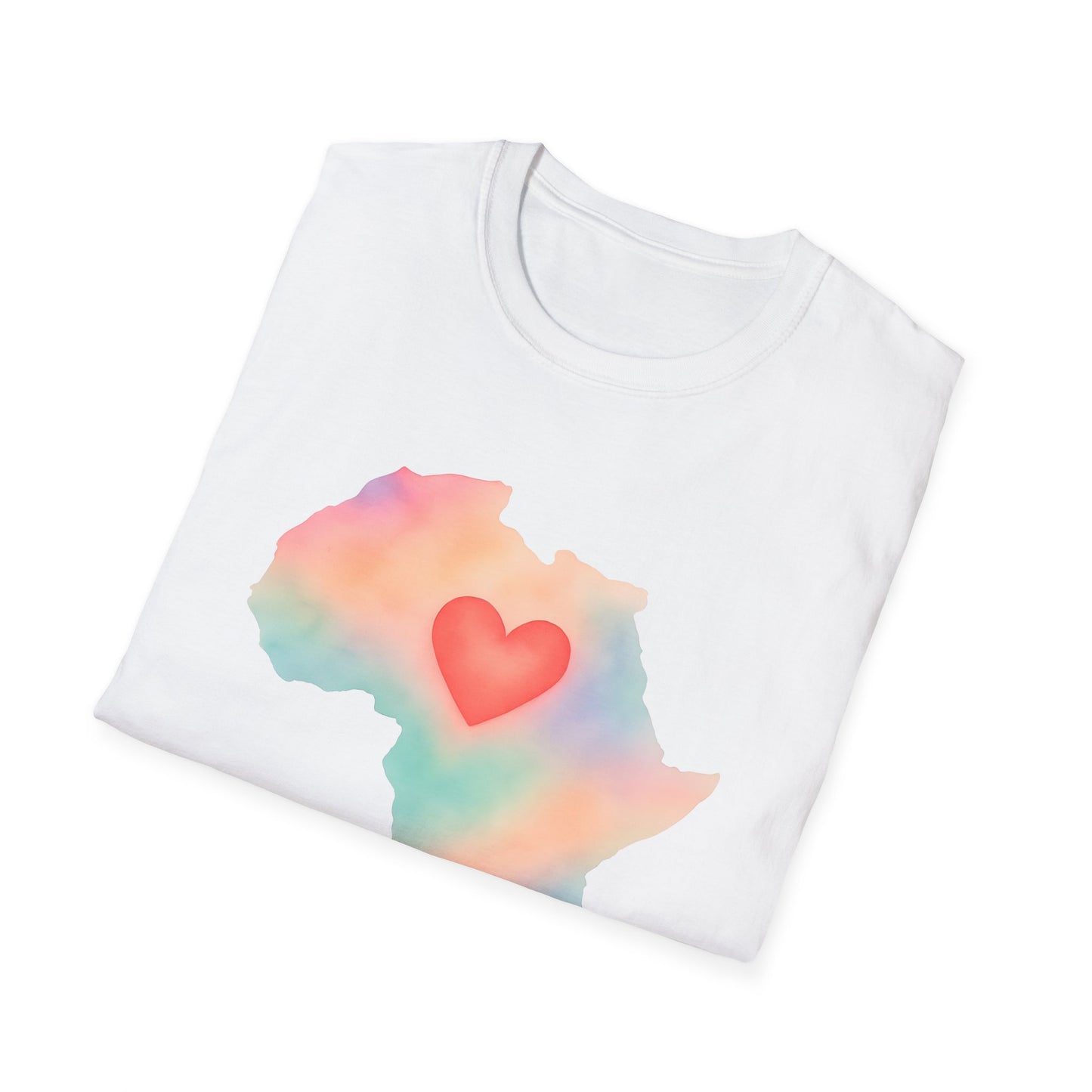Africa Map Watercolor T-Shirt
