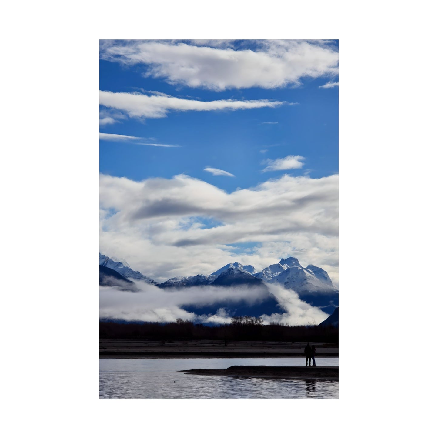 Glenorchy Serene Landscape Print 24" x 36" (Vertical) Semi Glossy