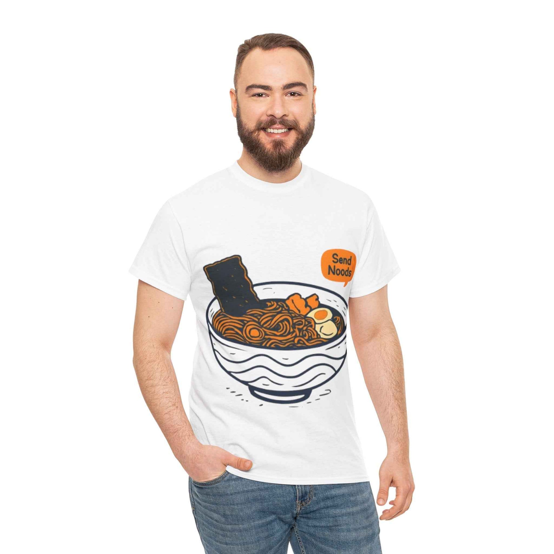 Funny Ramen Shirt Unisex Heavy Cotton Tee