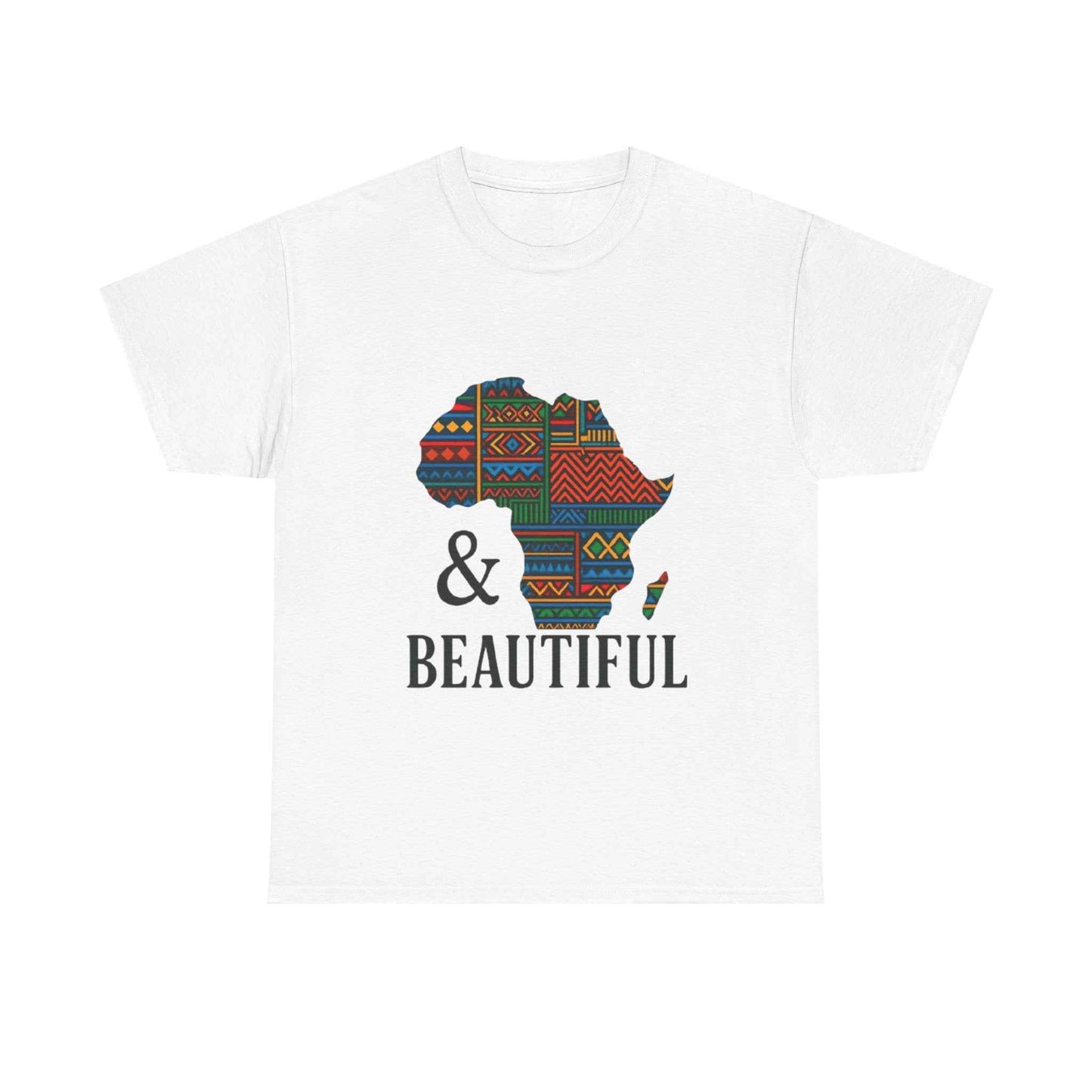 African Map Beautiful Tee White