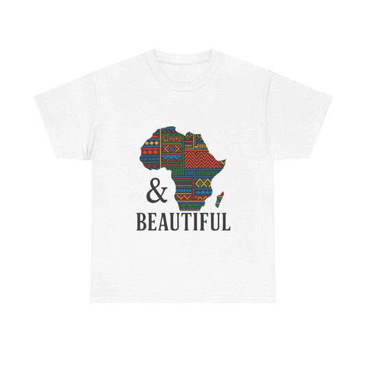 African Map Beautiful Tee White
