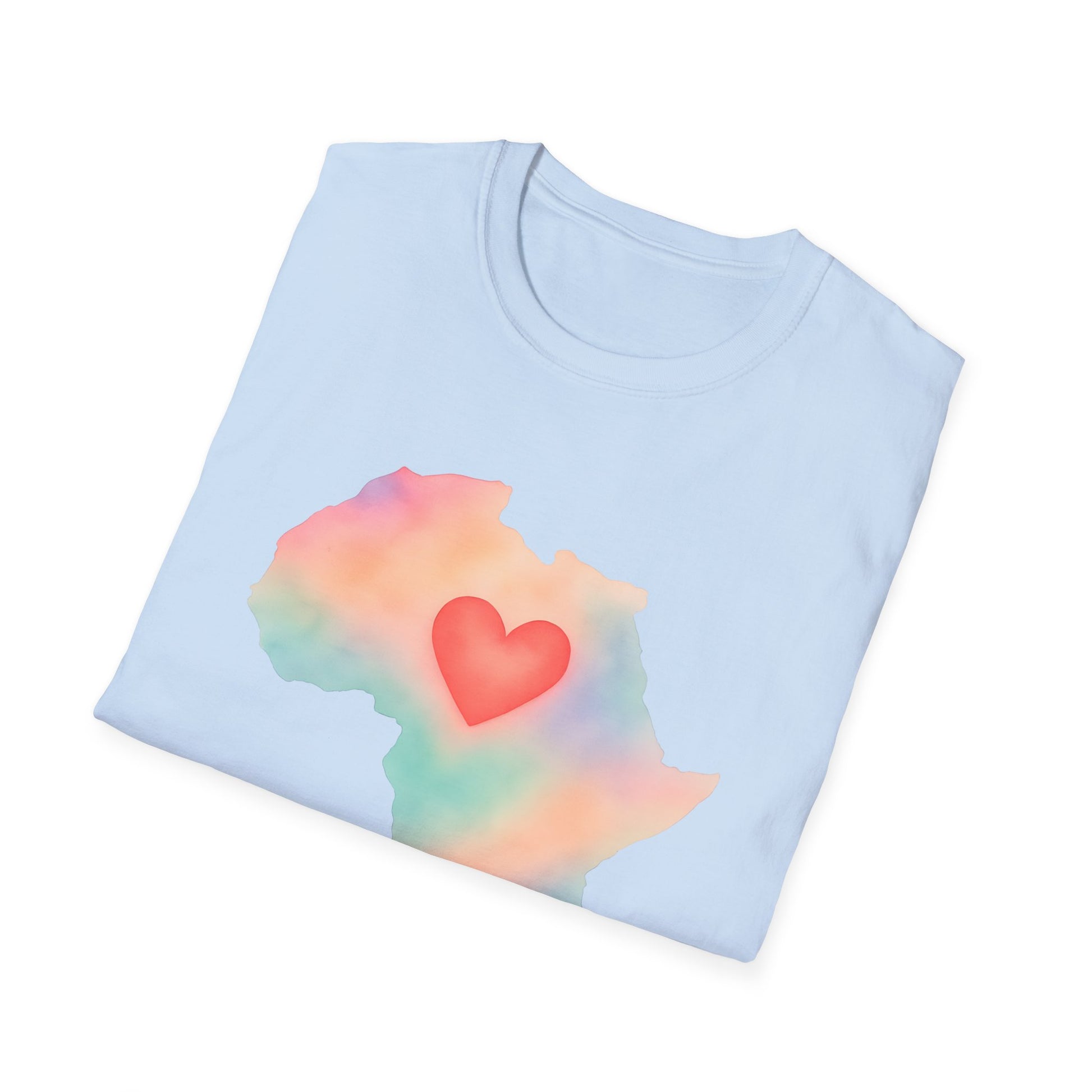 Africa Map Watercolor T-Shirt